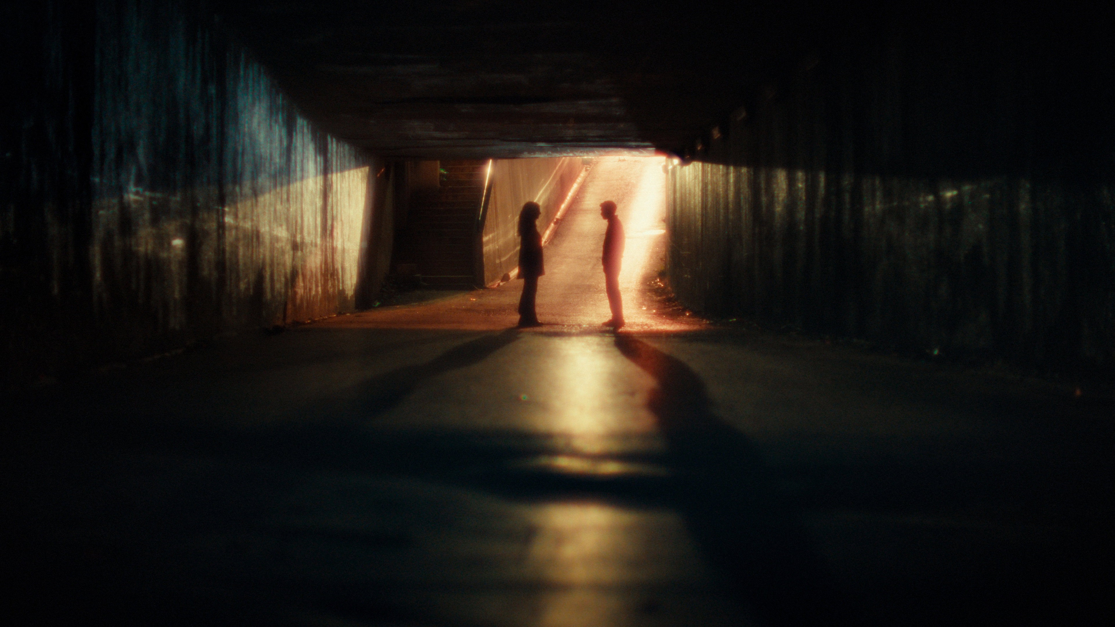 Silhouetted couple in A Sad and Beautiful World HD Wallpaper