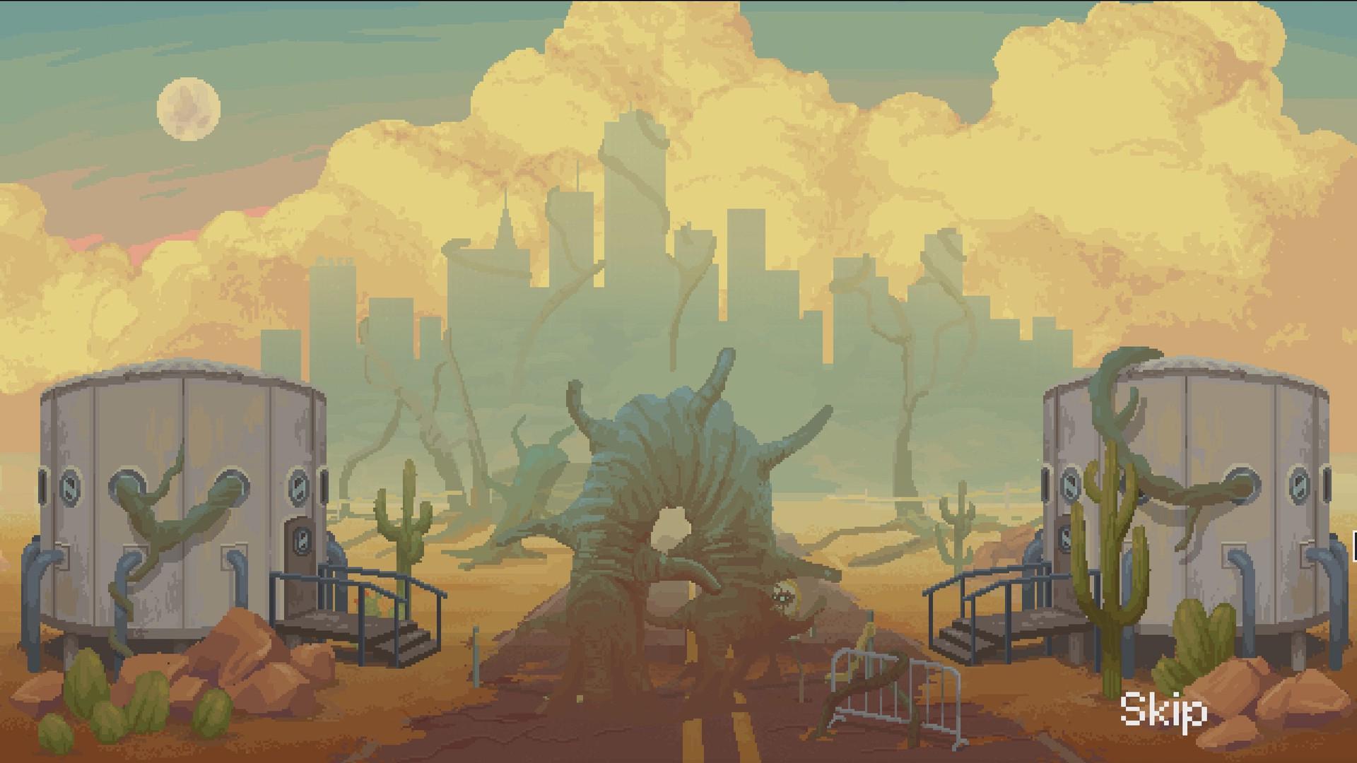Post-apocalyptic desert landscape in Security 51 HD Wallpaper