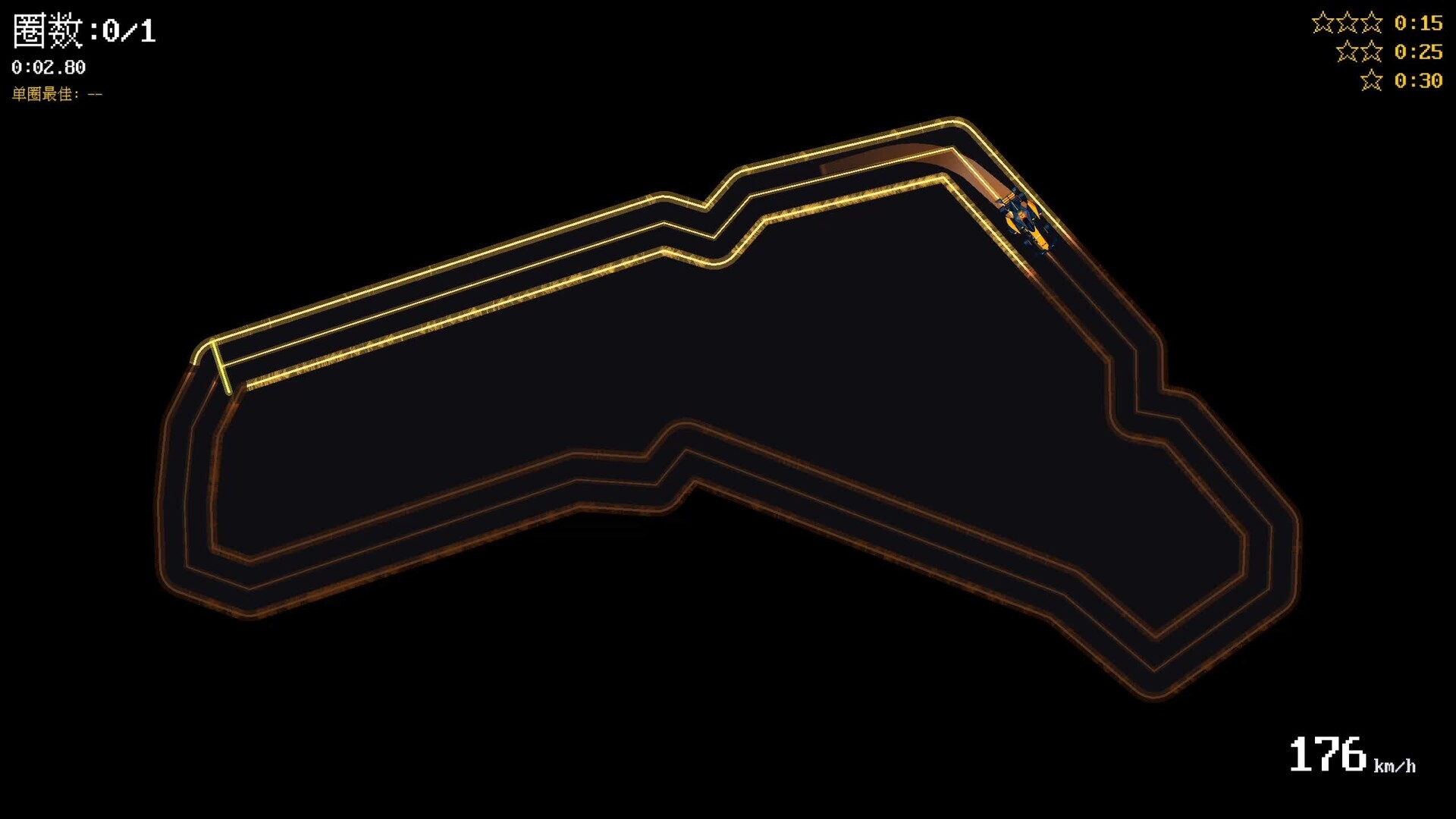 Top-down racing track in Extreme Racing Line HD Wallpaper