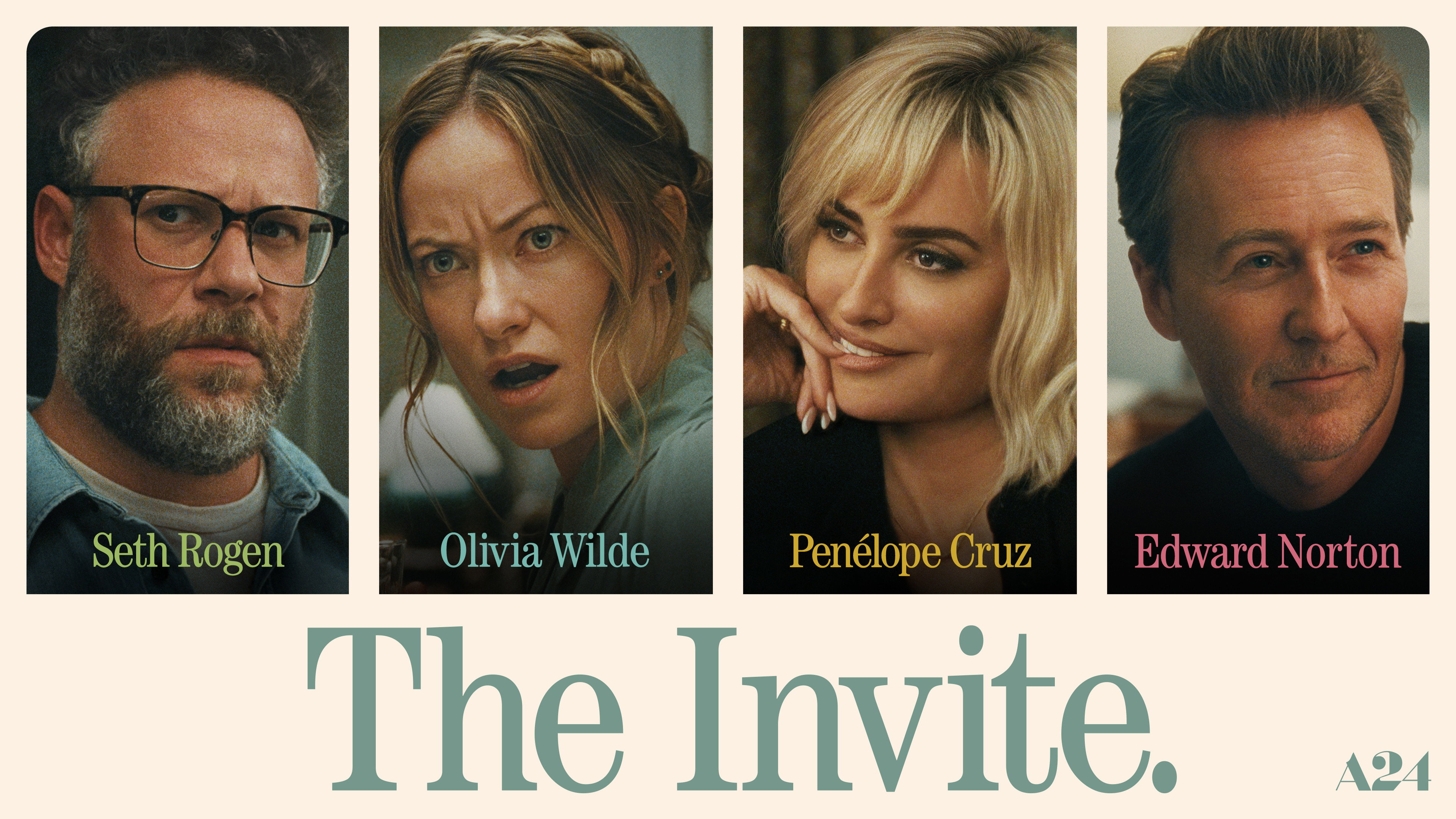 Cast poster for the movie The Invite HD Wallpaper
