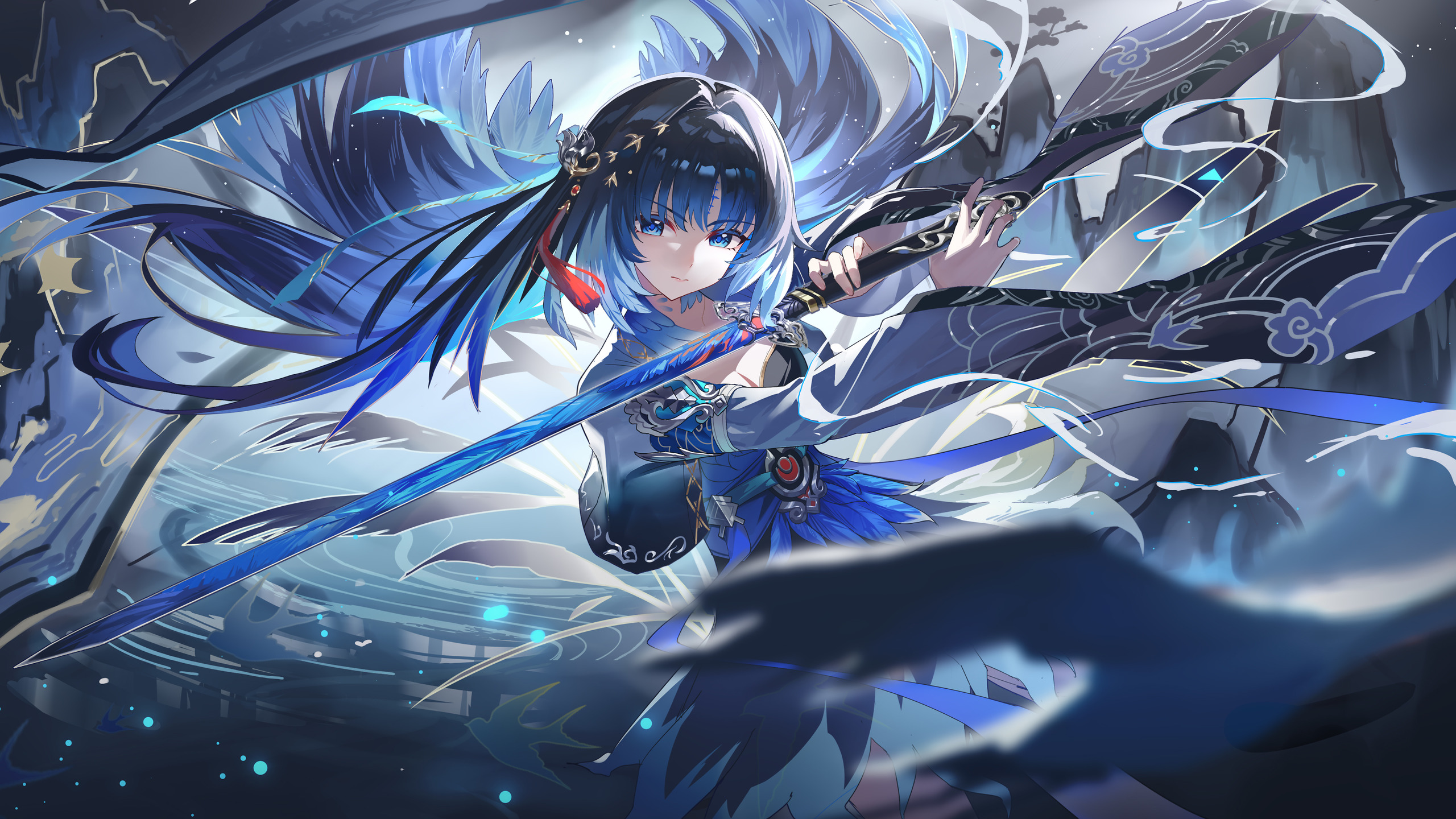 Yangyang from Wuthering Waves in Battle HD Wallpaper