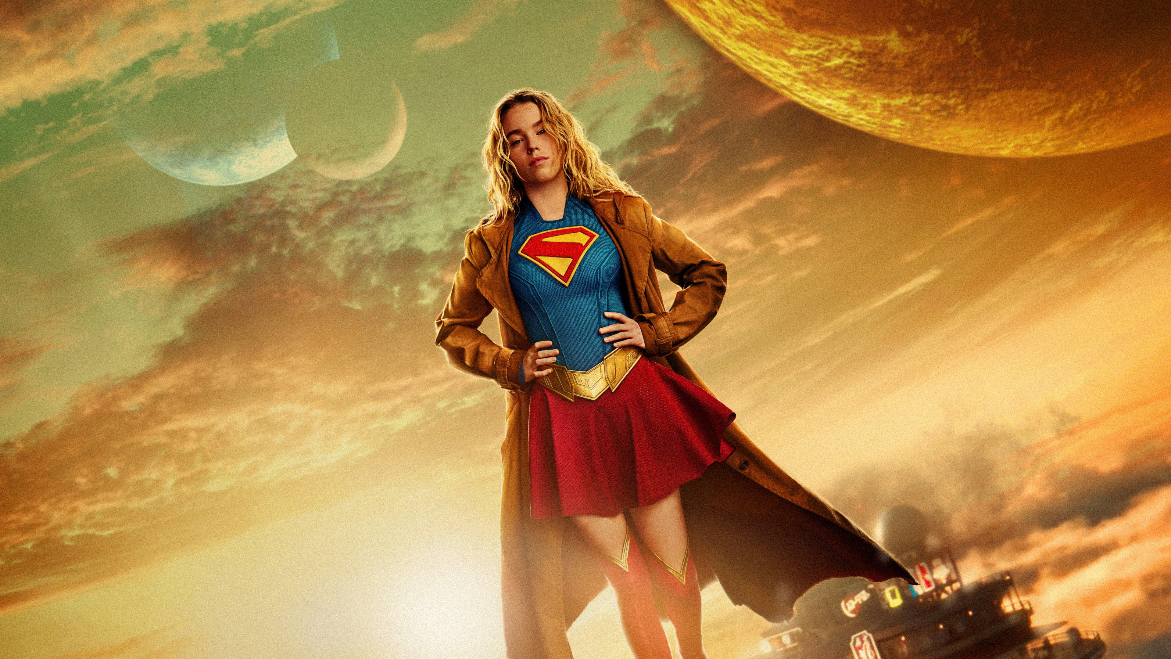 Milly Alcock as Supergirl in Supergirl Woman of Tomorrow HD Wallpaper