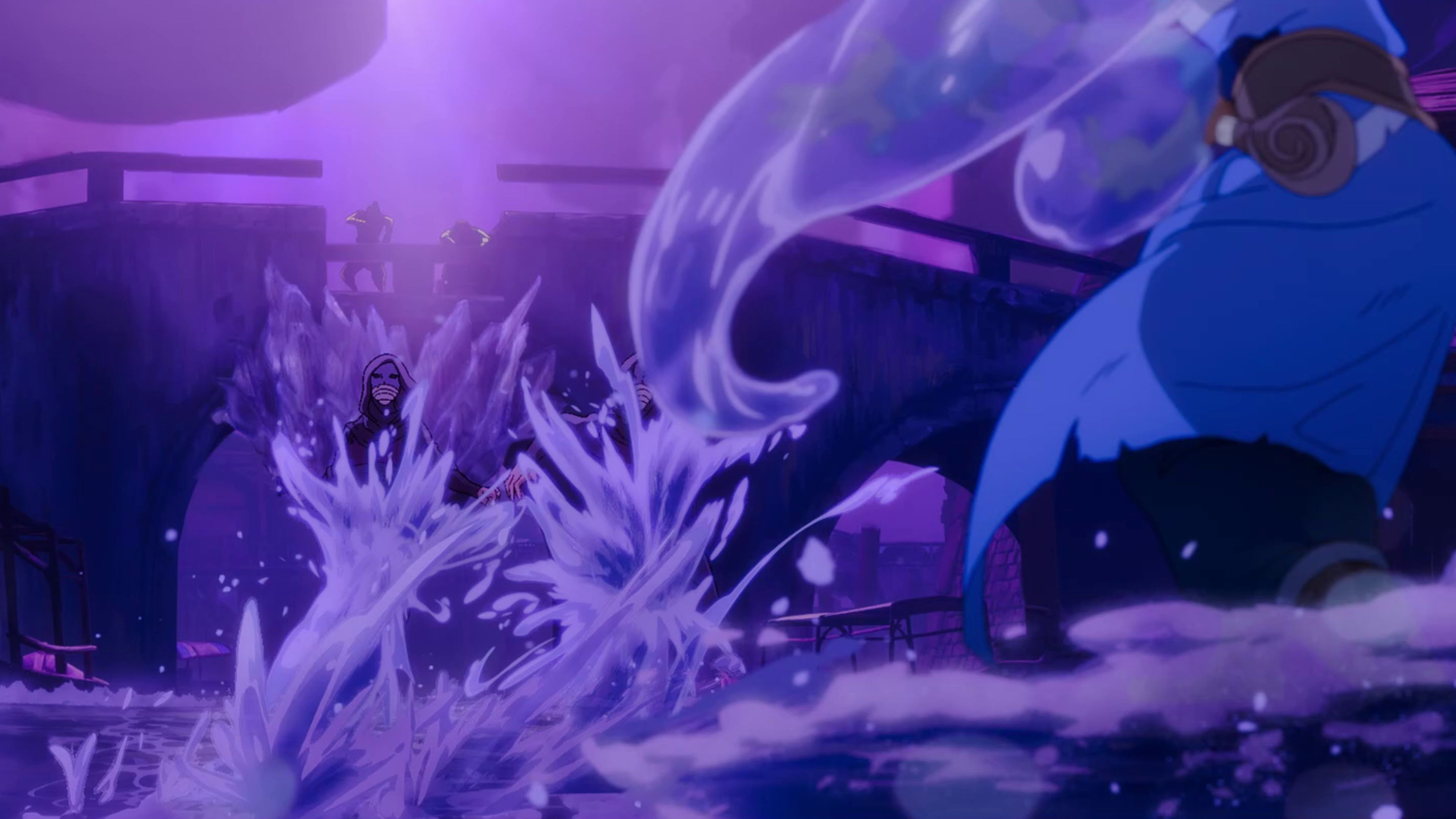 Korra Waterbending Against Equalists in The Legend of Korra HD Wallpaper