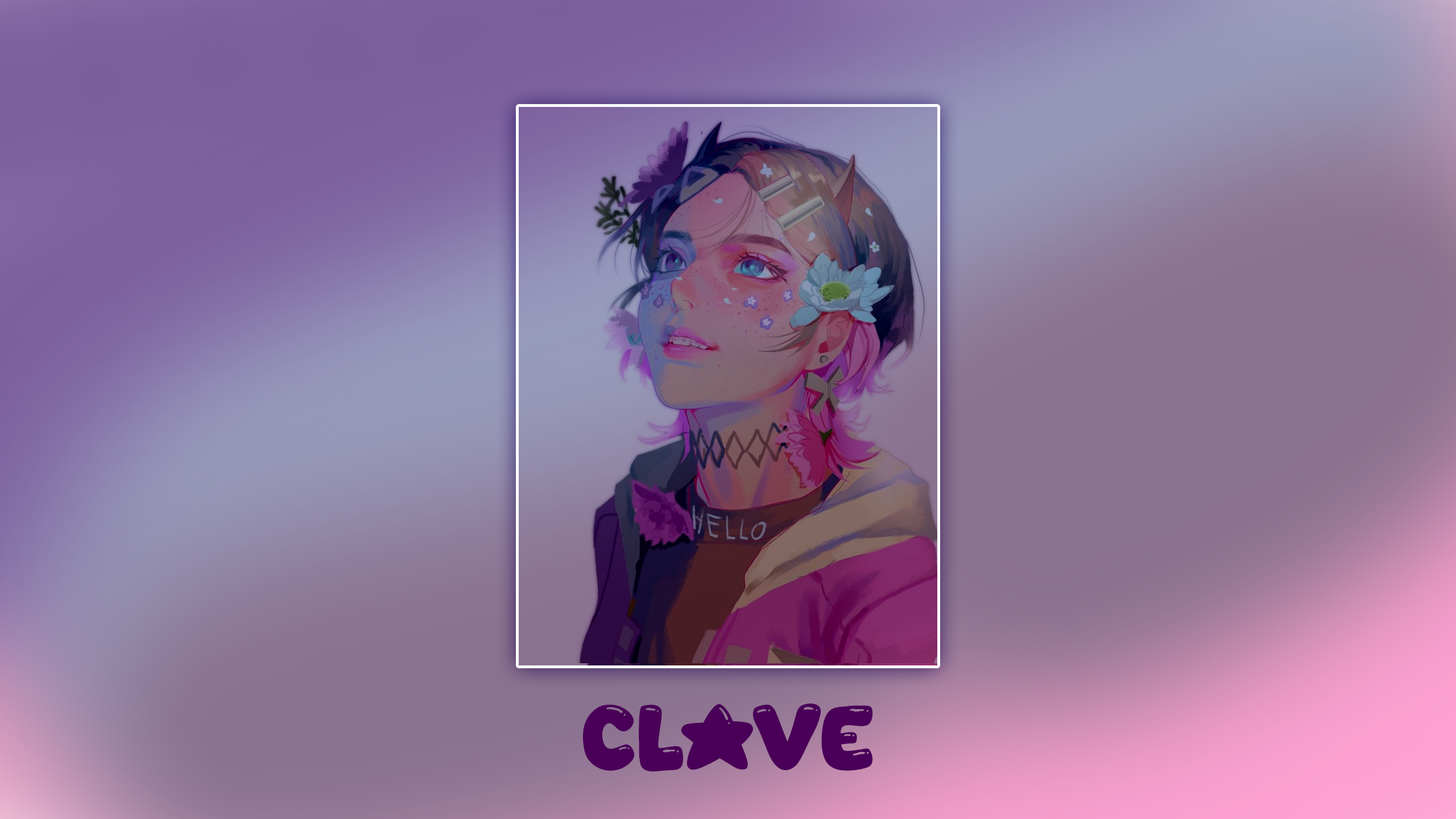 Anime Illustration of Clave with Flowers in Hair HD Wallpaper