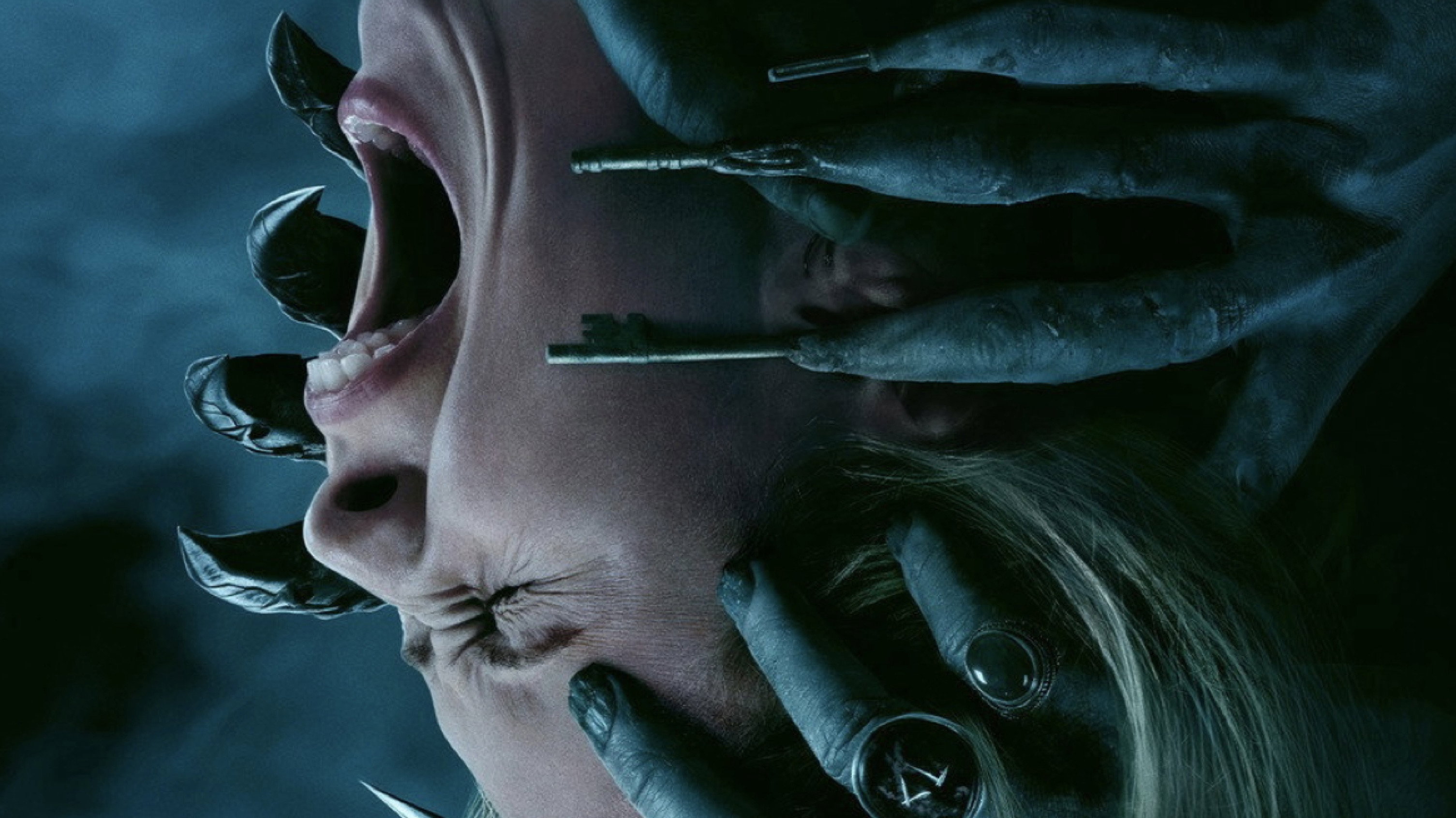 KeyFace monster grabbing screaming woman in Insidious: The Last Key HD Wallpaper