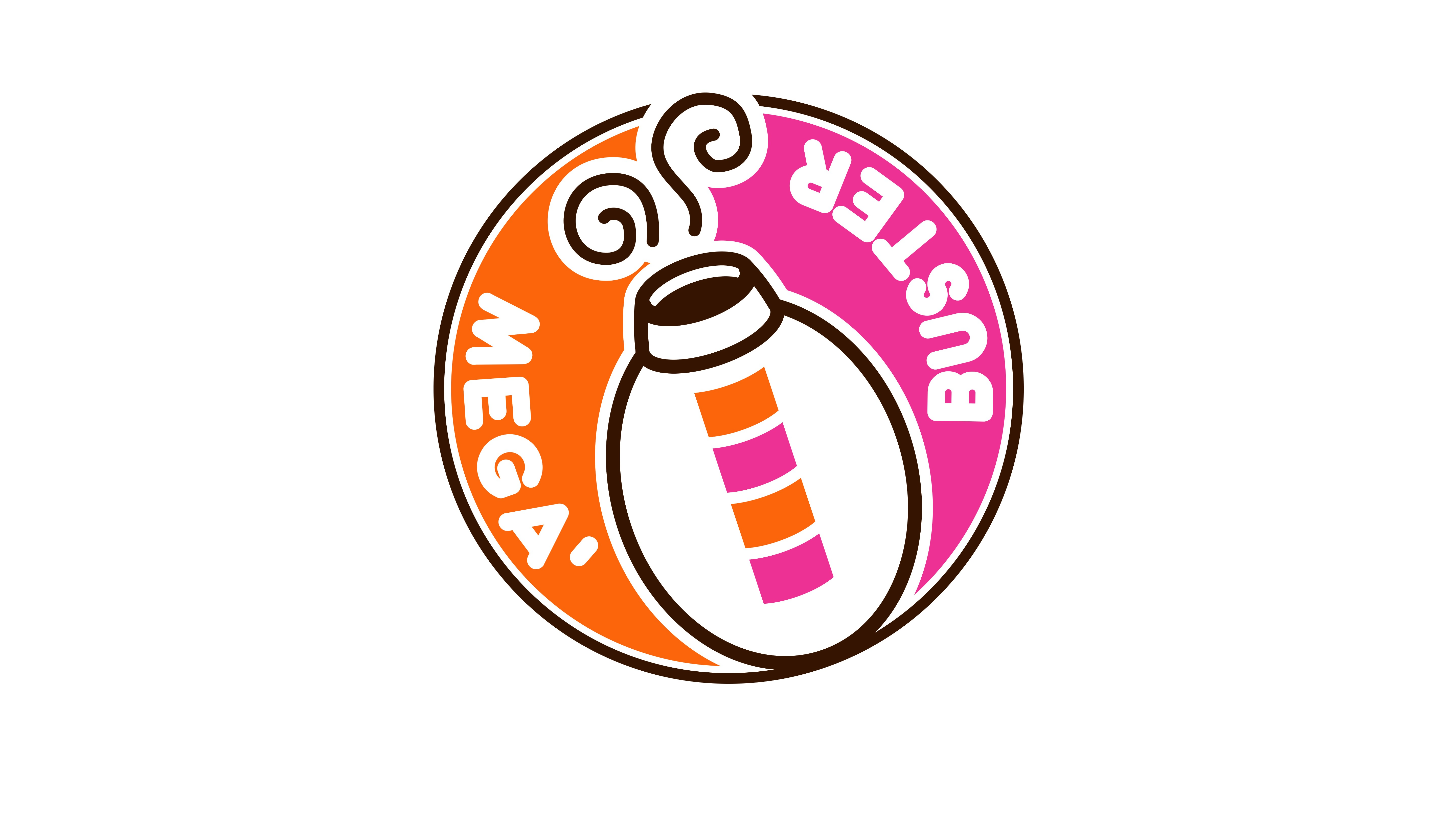 Mega Buster Dunkin Donuts Parody Logo HD Wallpaper
