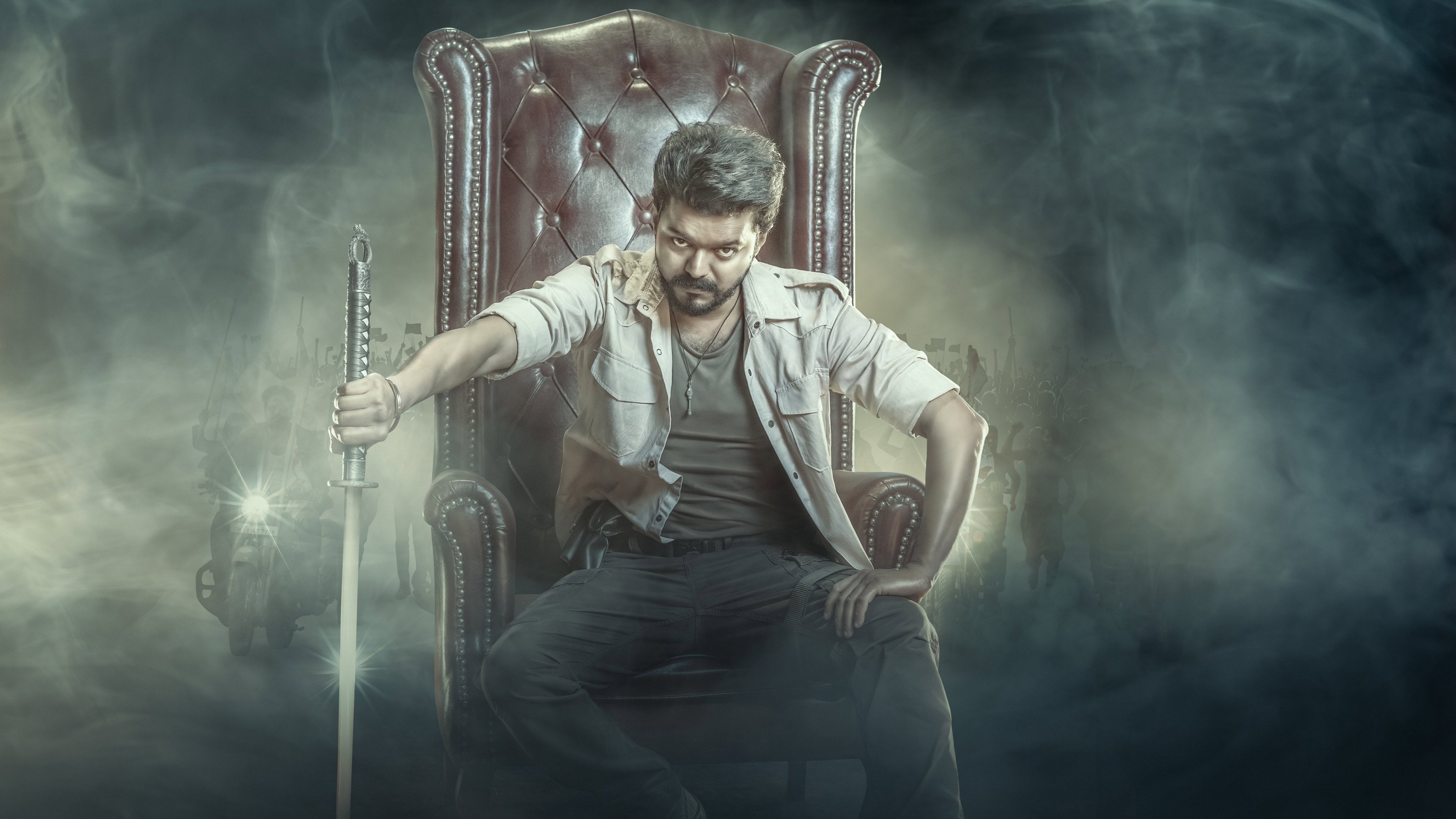 Actor Vijay in Jana Nayagan HD Wallpaper
