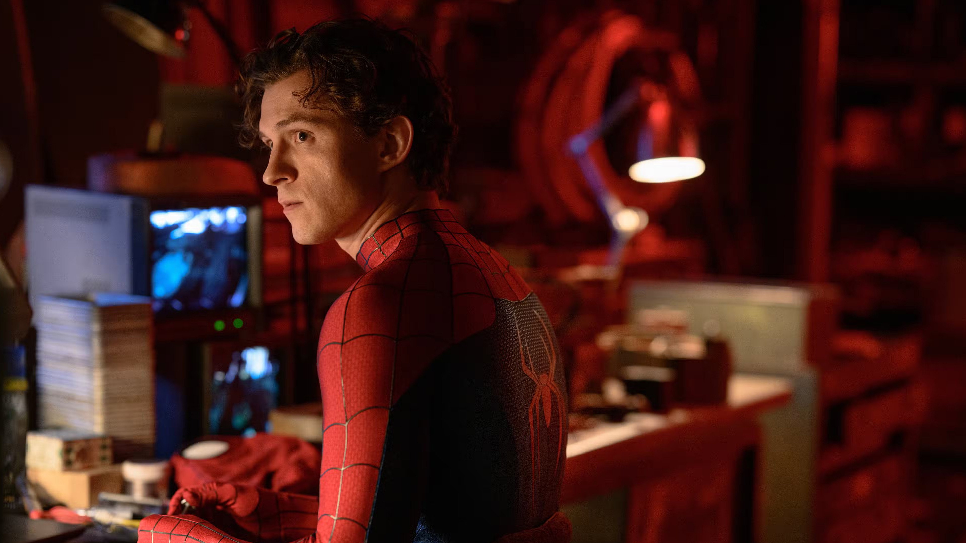 Tom Holland as Spider-Man in Spider-Man: Brand New Day HD Wallpaper