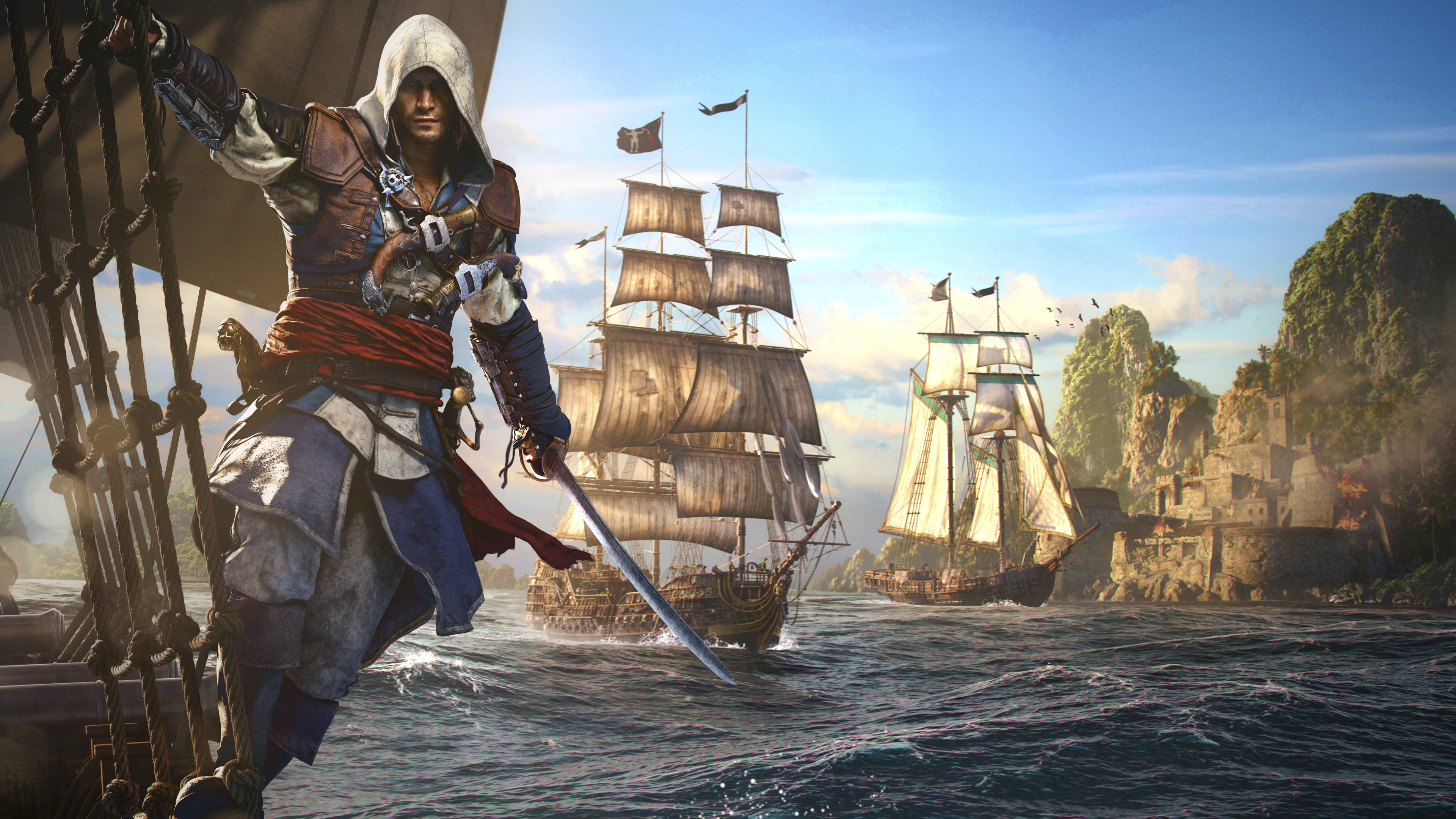 Edward Kenway from Assassin's Creed IV: Black Flag HD Wallpaper