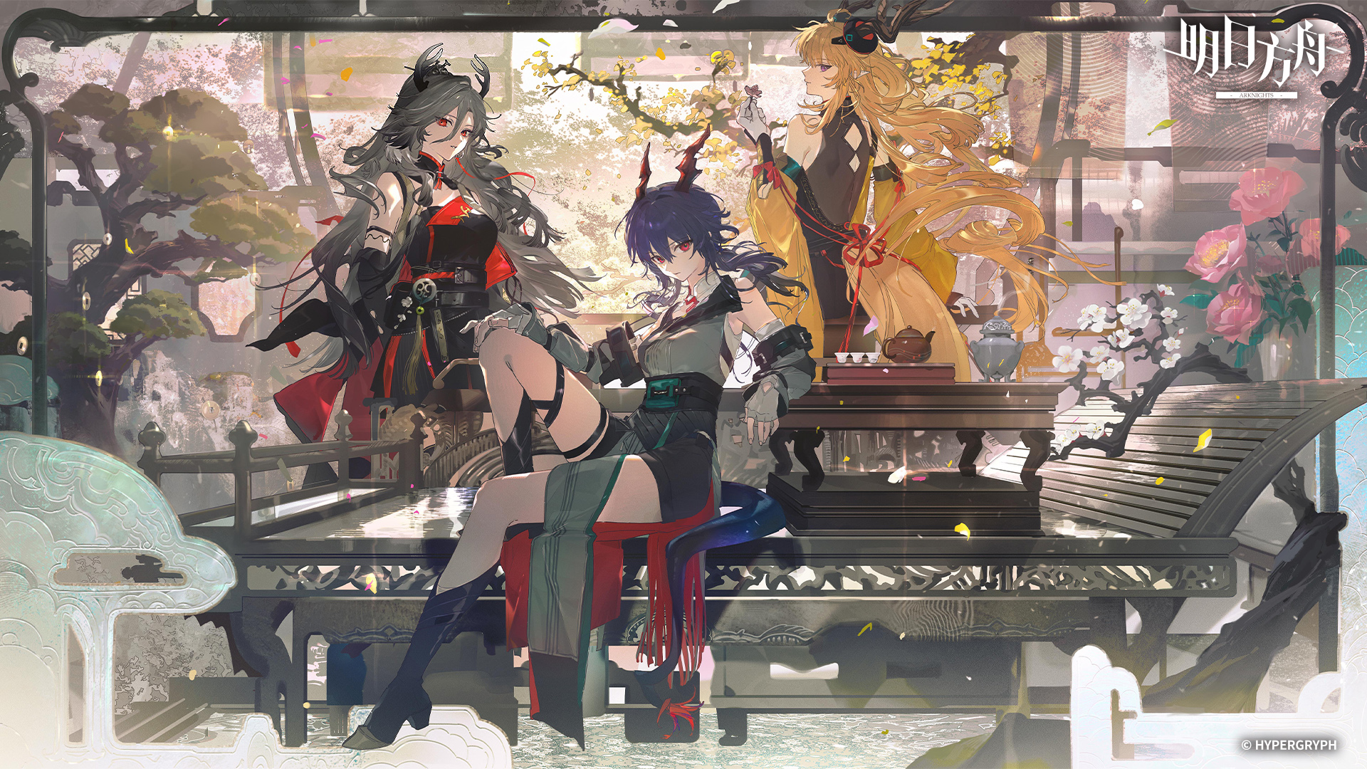 Ch'en, Talulah, and Shu from Arknights HD Wallpaper