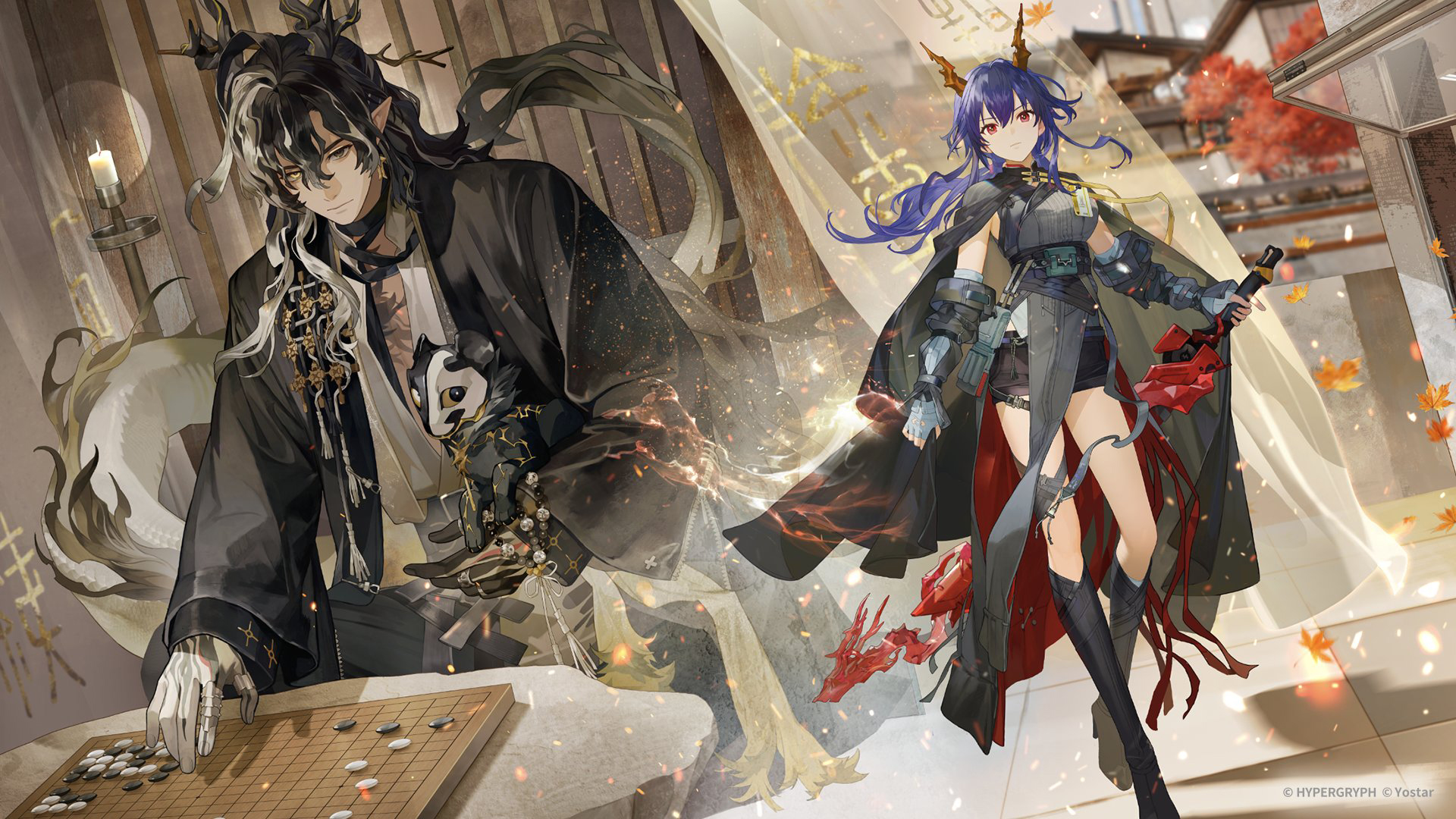 Ch'en and Sui Sibling from Arknights HD Wallpaper