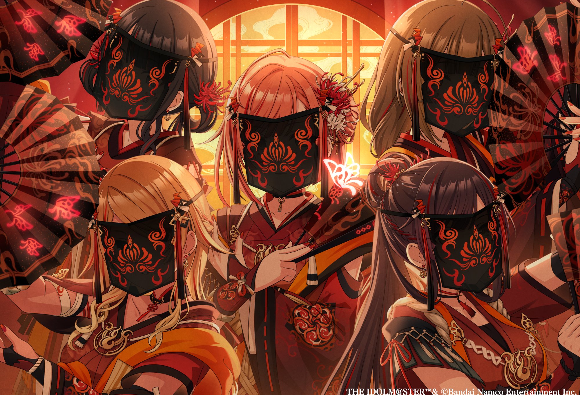 Masked Idols from The Idolm@ster Series HD Wallpaper