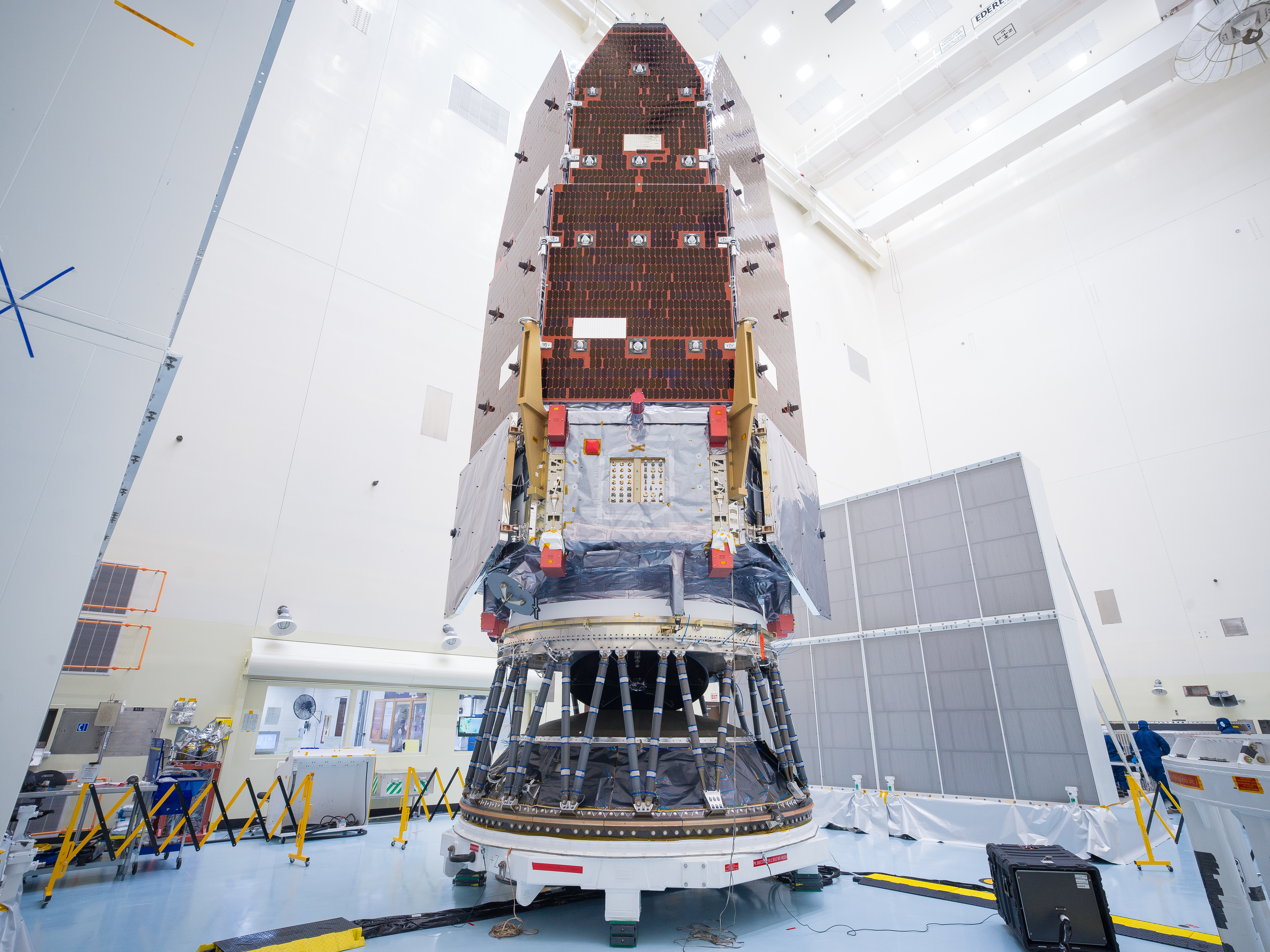 Nancy Grace Roman Space Telescope in Cleanroom HD Wallpaper