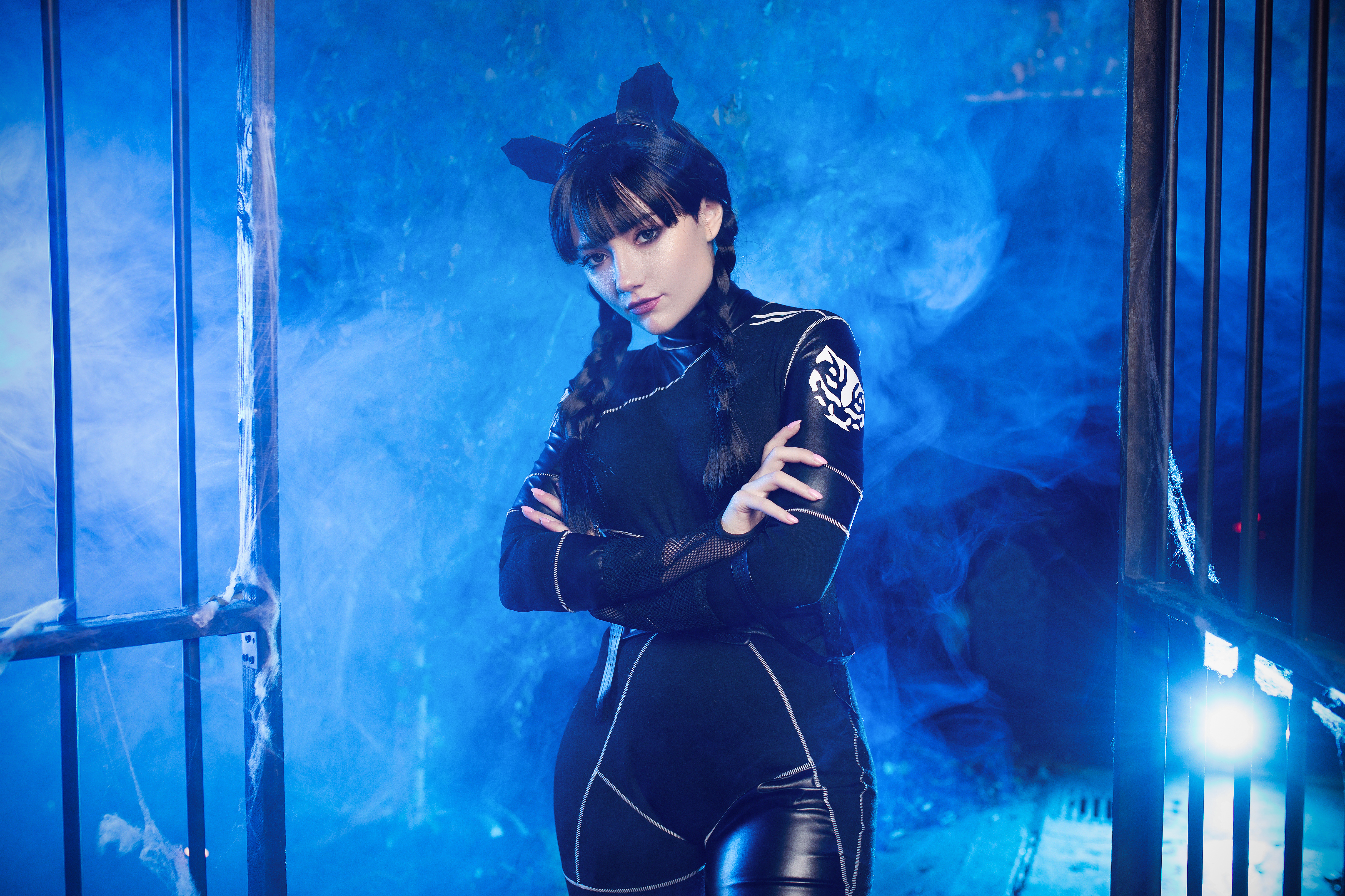 Wednesday Addams Poe Cup Cosplay HD Wallpaper