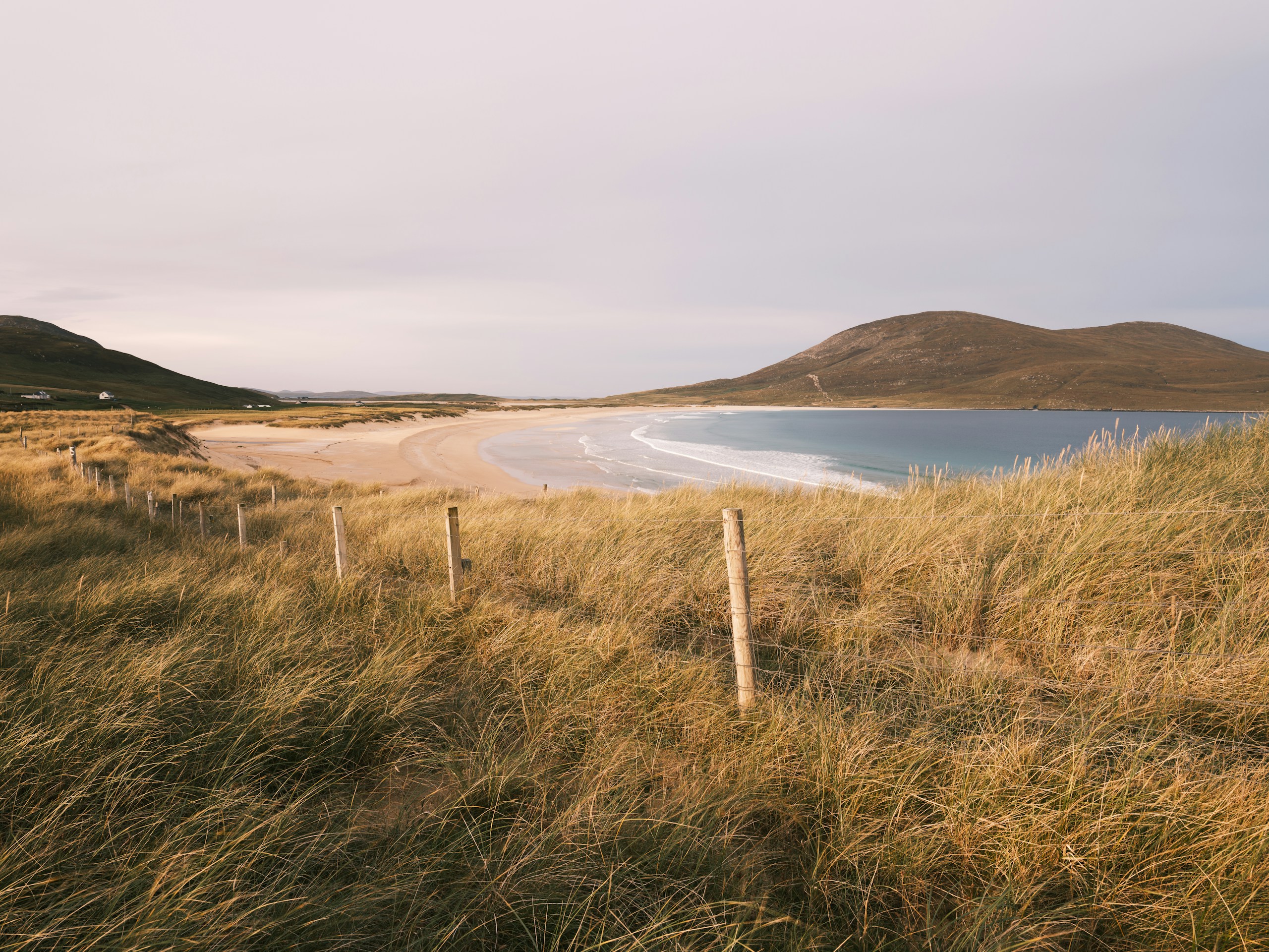 Scarista Beach on the Isle of Harris in Scotland HD Wallpaper