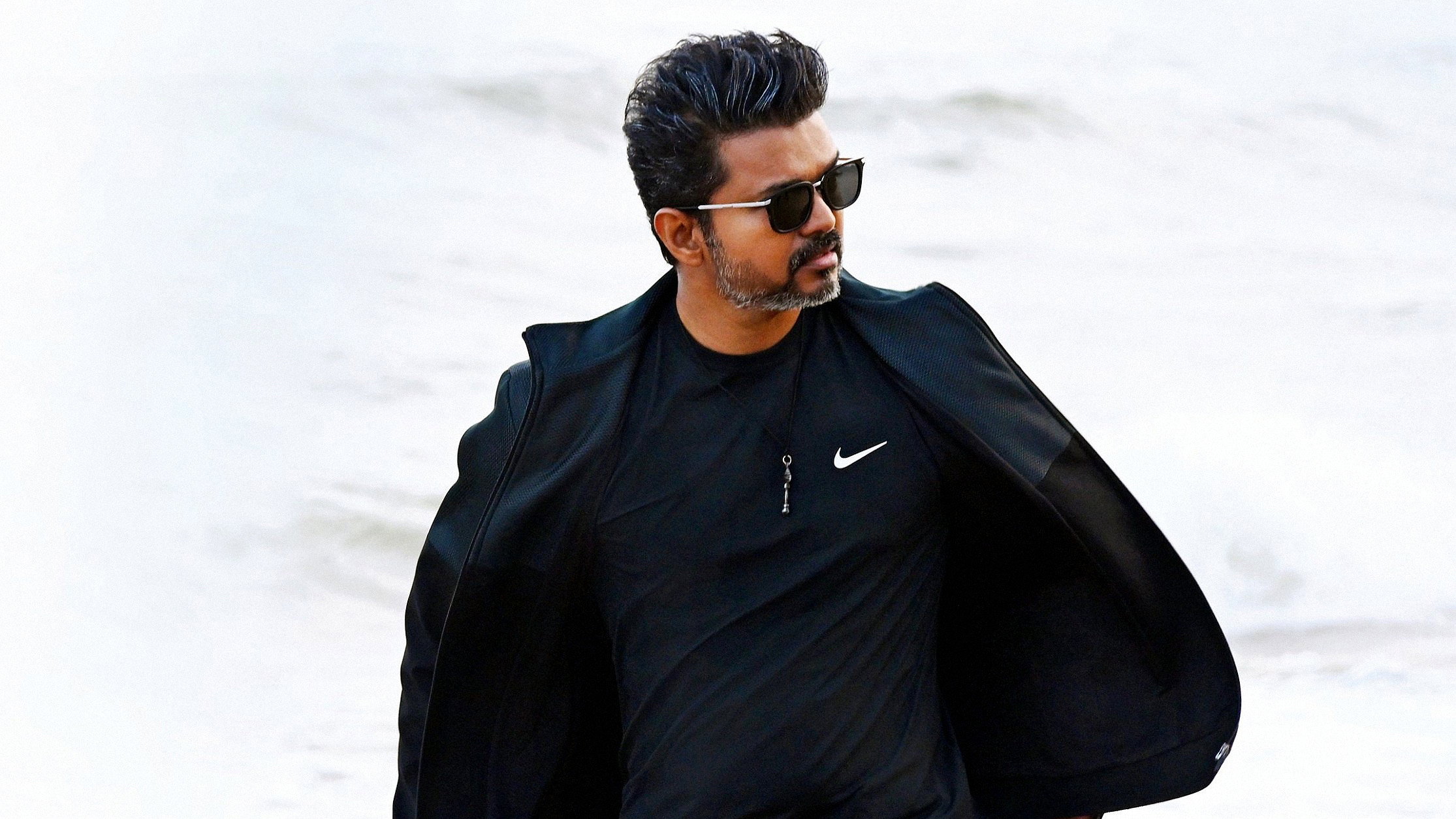 Actor Thalapathy Vijay in Jana Nayagan HD Wallpaper