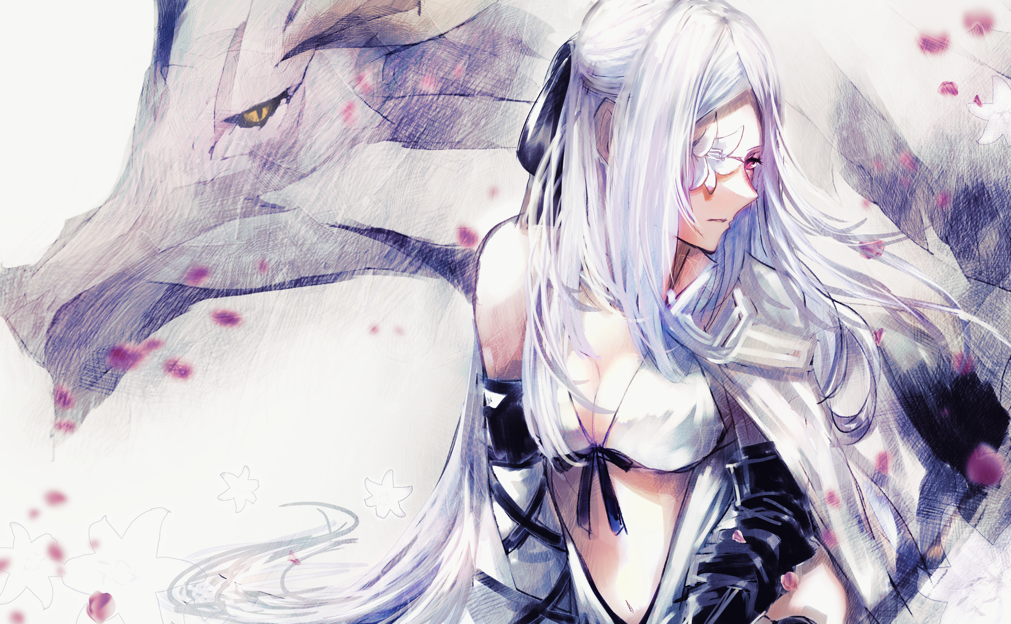 Zero and Mikhail from Drakengard 3 HD Wallpaper
