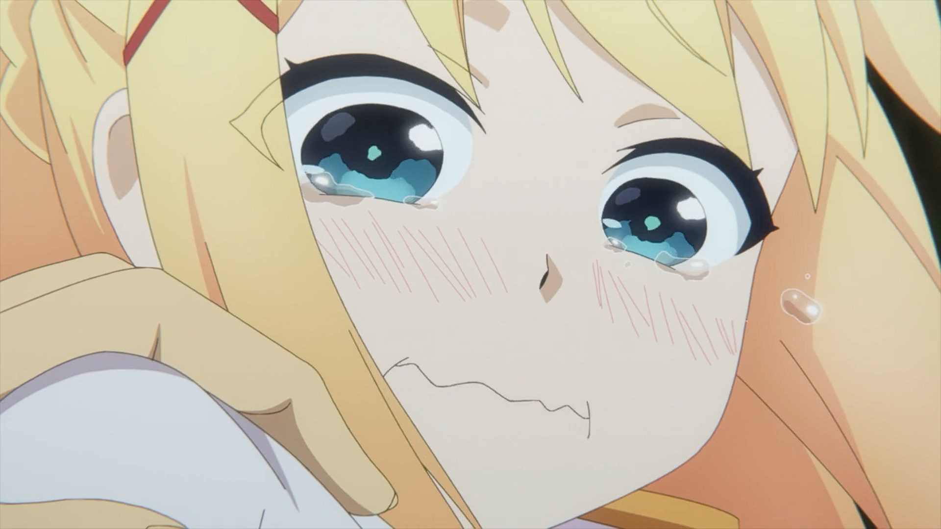 Nijika Ijichi crying from Bocchi the Rock HD Wallpaper