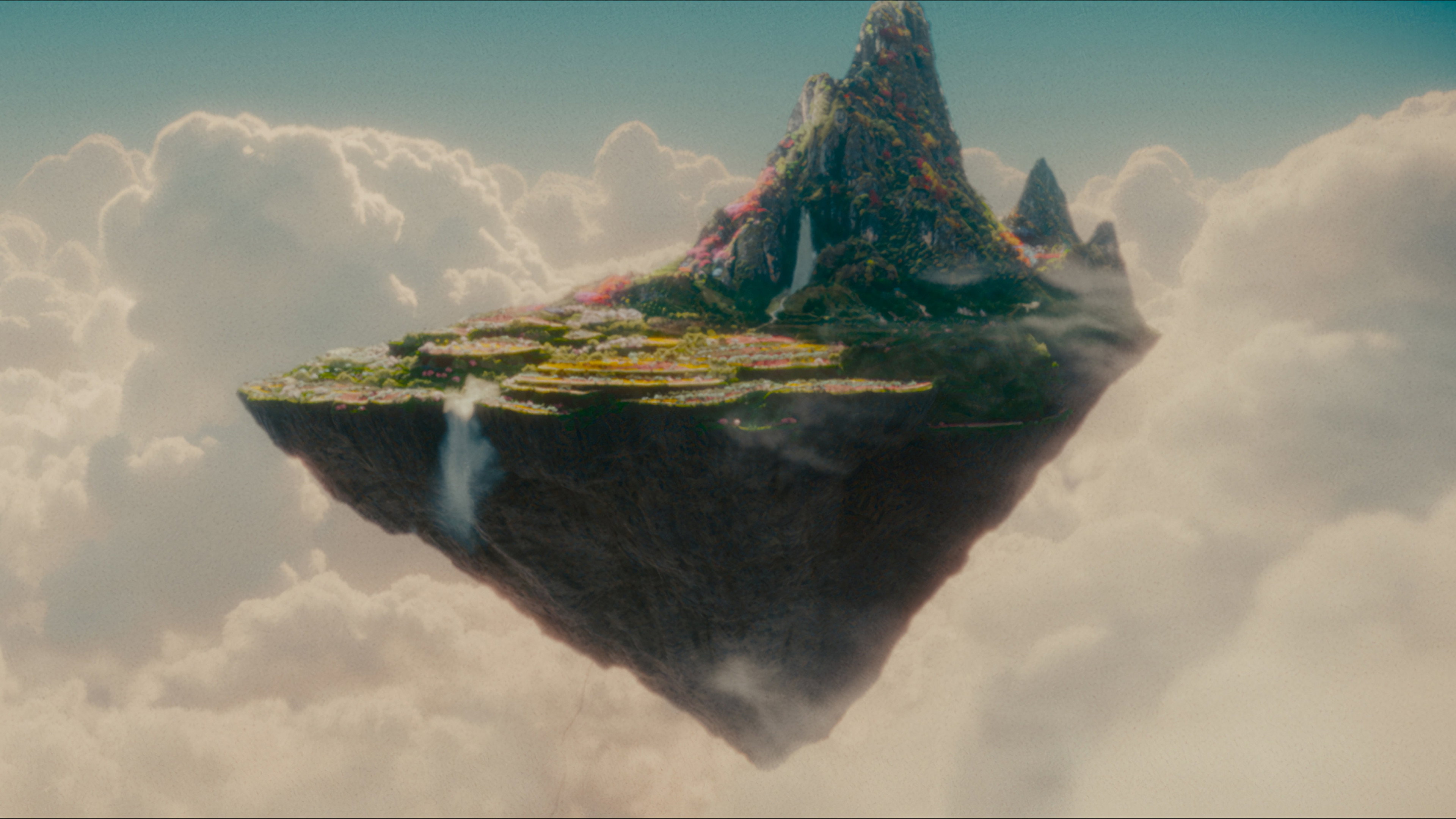 Floating Island from The Magic Faraway Tree HD Wallpaper