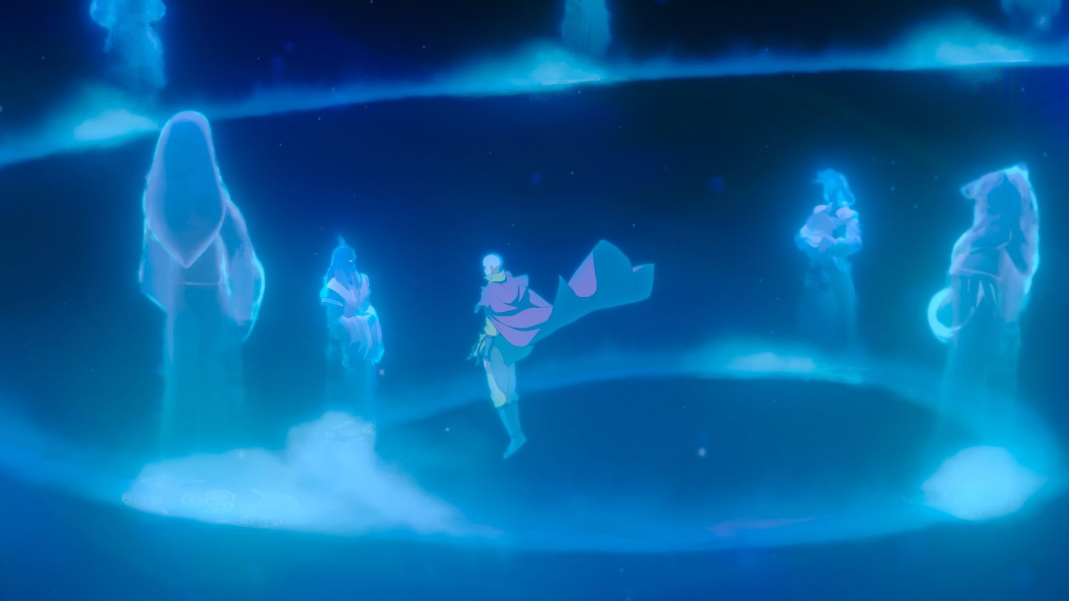 Avatar Aang and Past Avatars in Avatar The Last Airbender HD Wallpaper