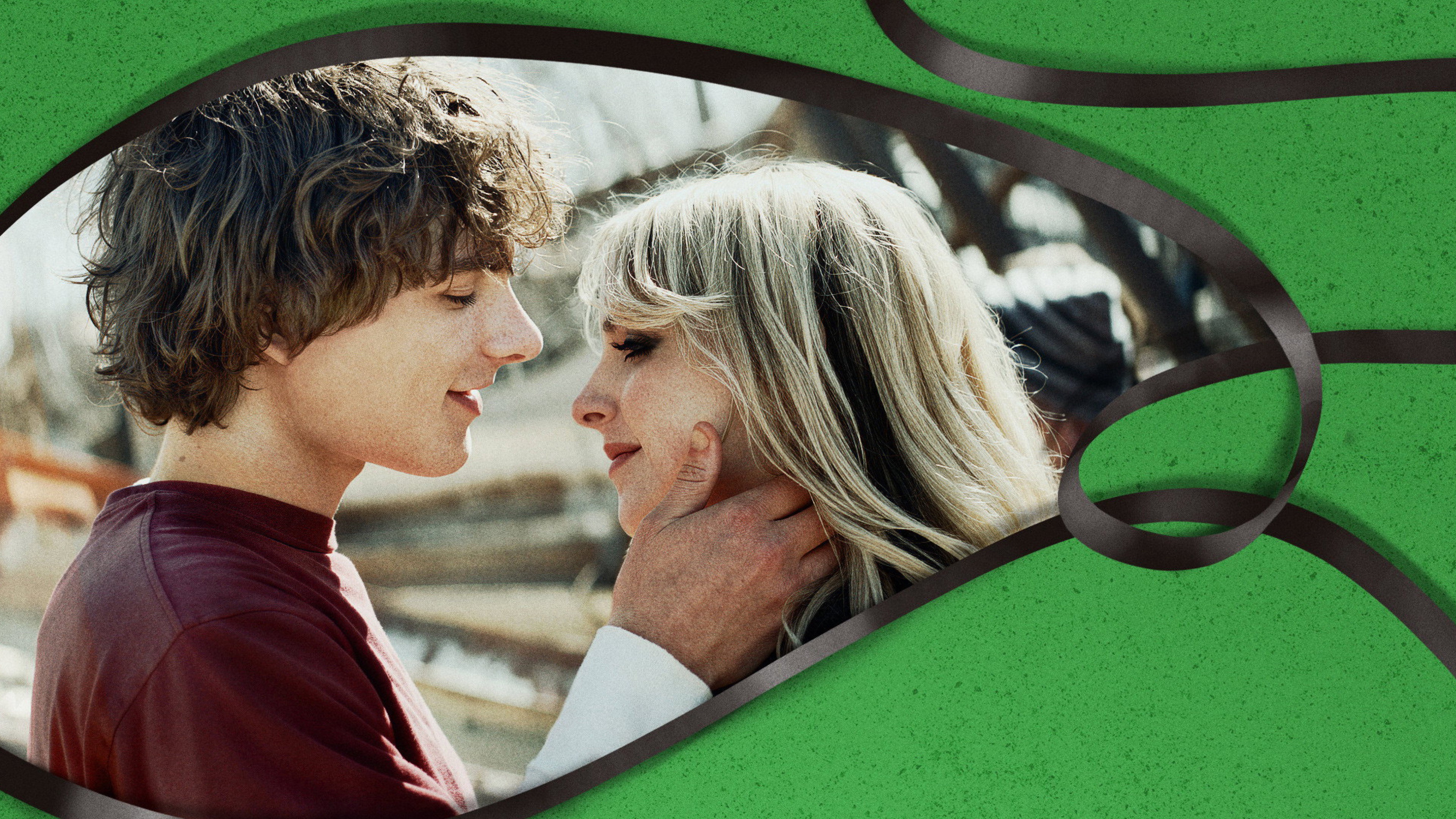 Intimate moment between characters in Nimrods HD Wallpaper