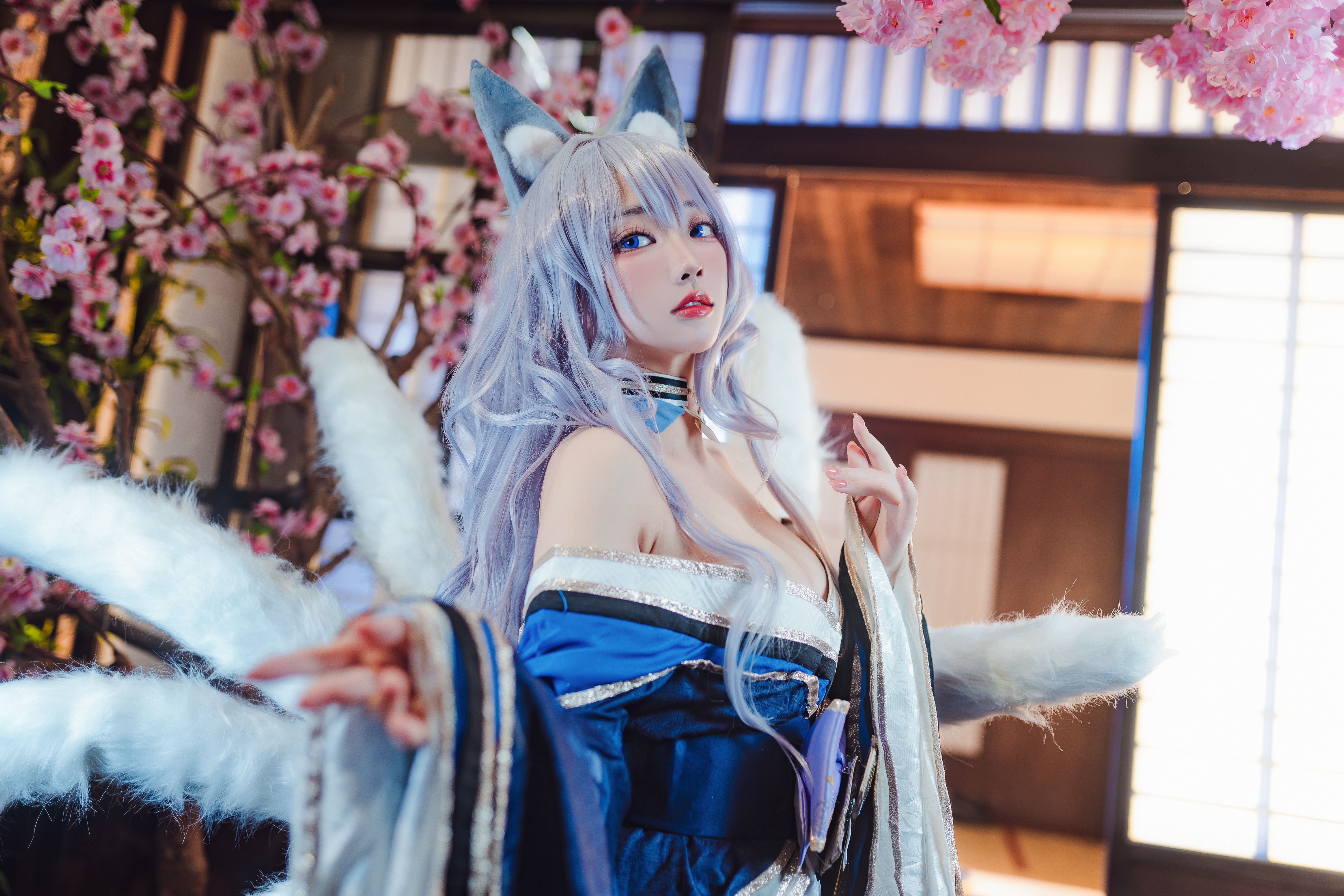 Shinano Cosplay from Azur Lane HD Wallpaper