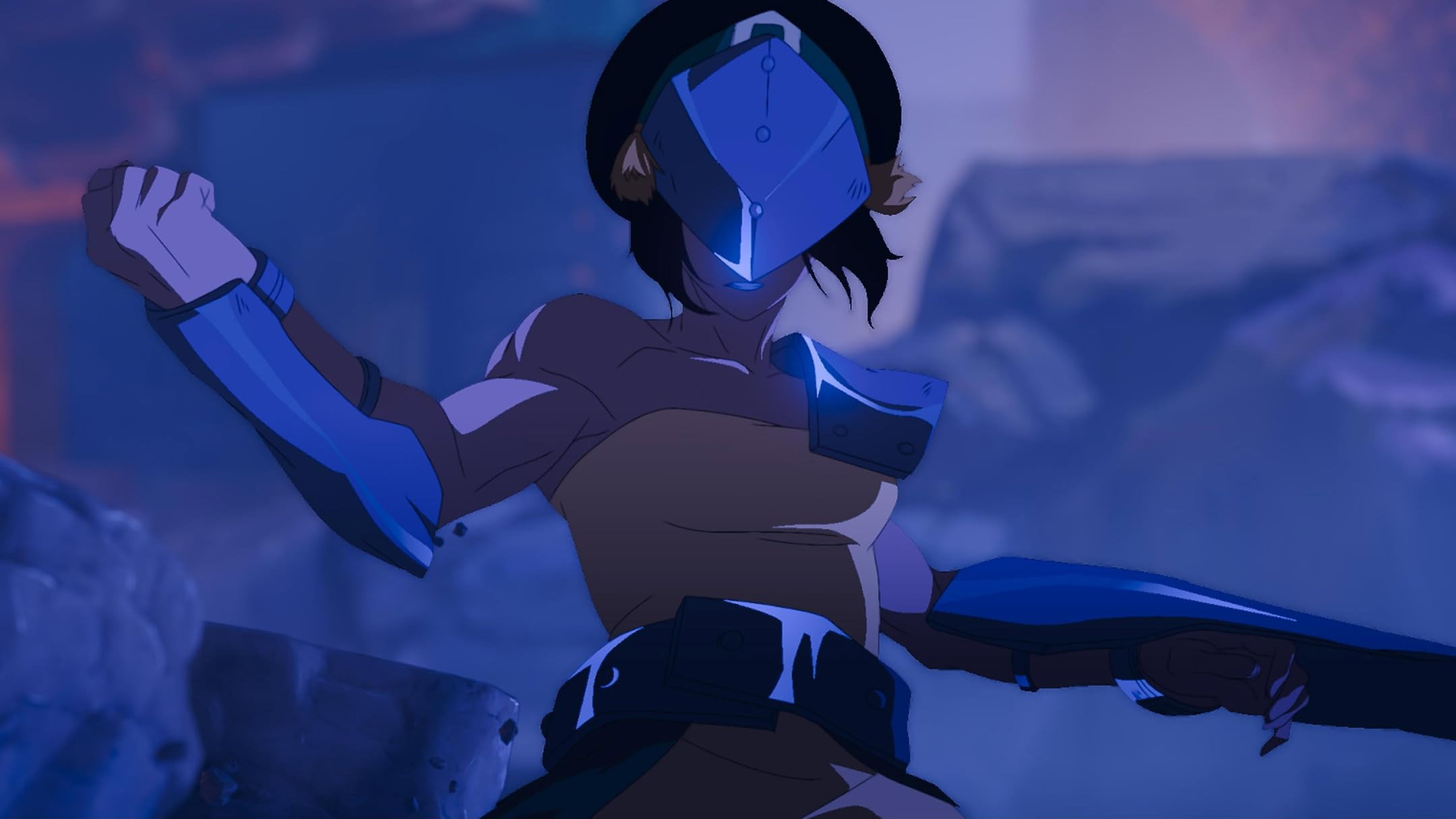 Toph Beifong in Metalbending Armor from Avatar HD Wallpaper