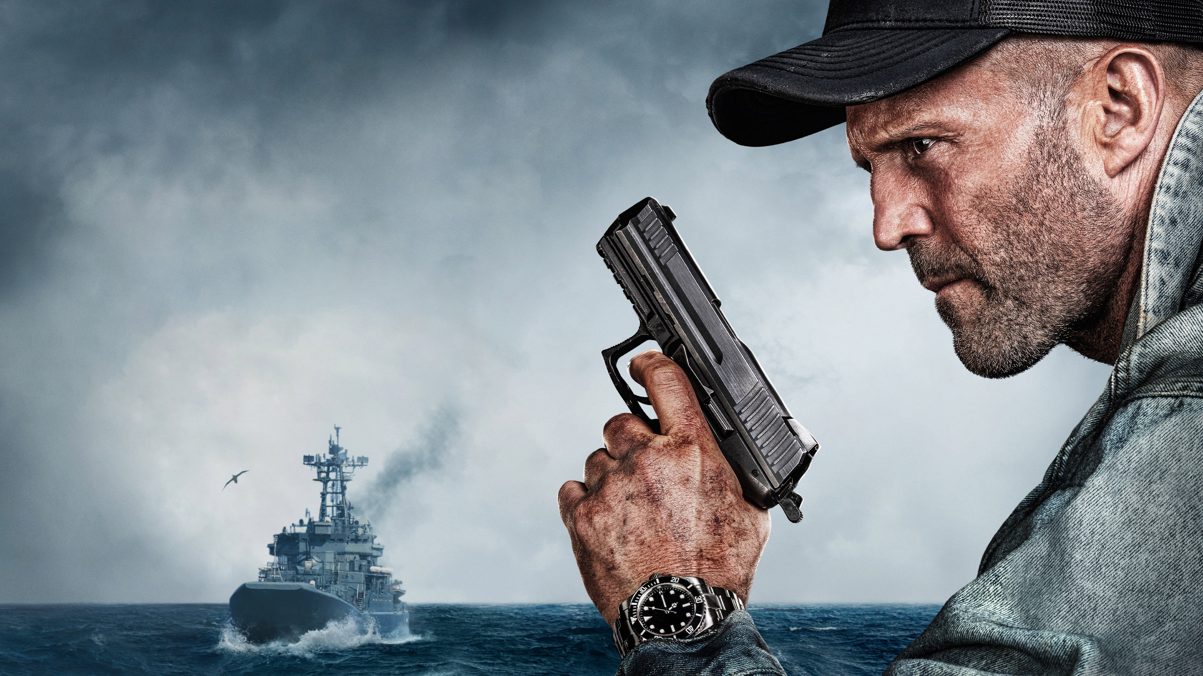 Jason Statham as Cole Reed in Mutiny HD Wallpaper