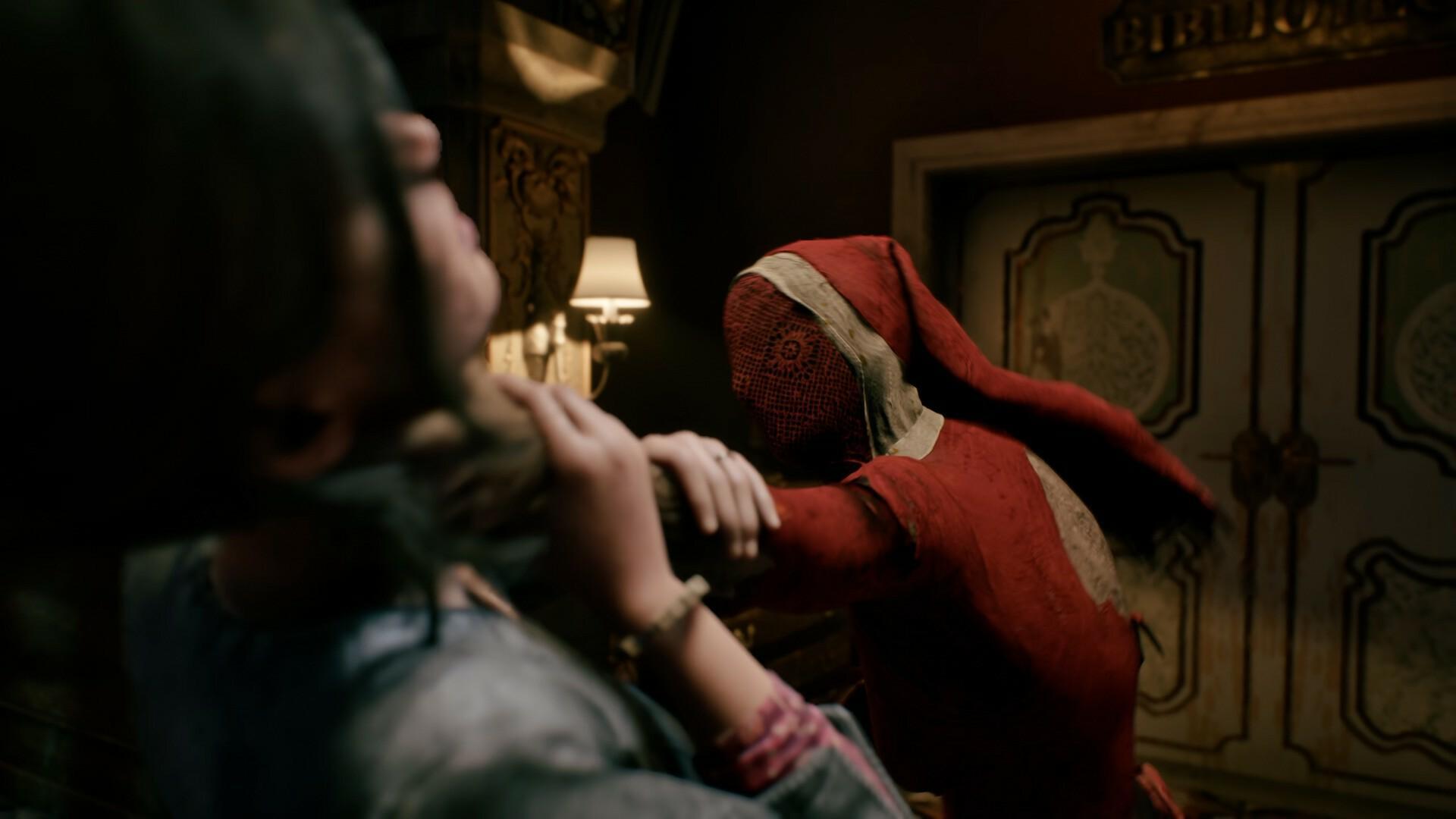 Red Nun attacking protagonist in Remothered: Red Nun's Legacy HD Wallpaper