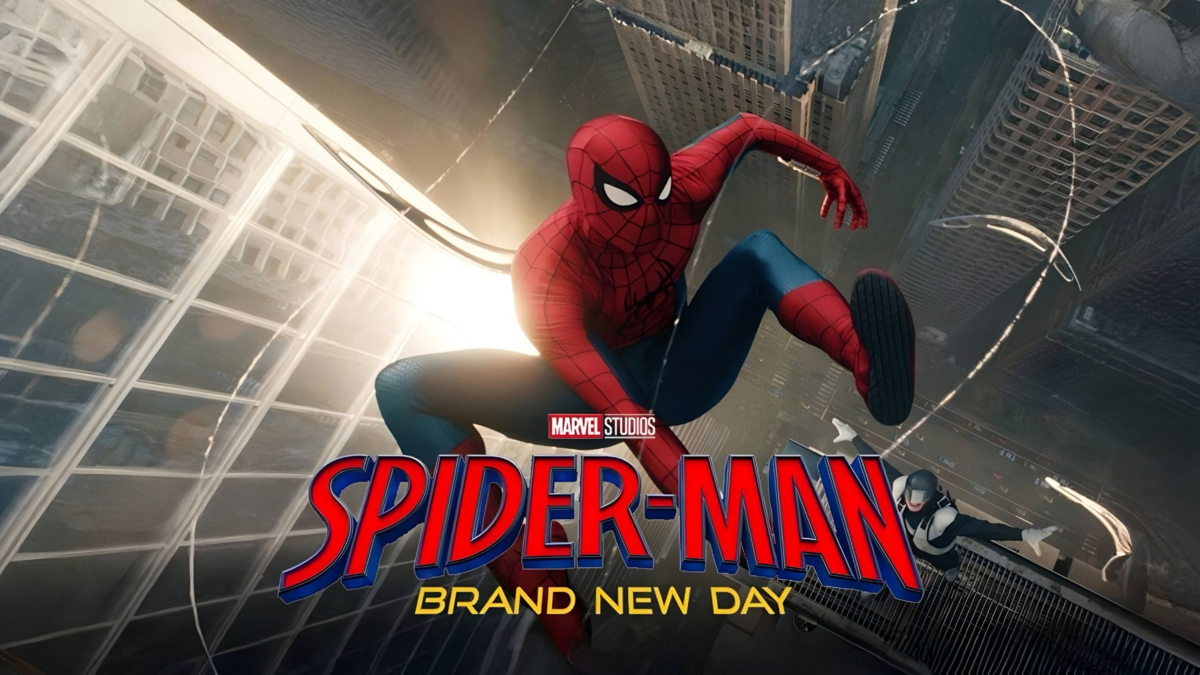 Spider-Man swinging in Spider-Man: Brand New Day HD Wallpaper