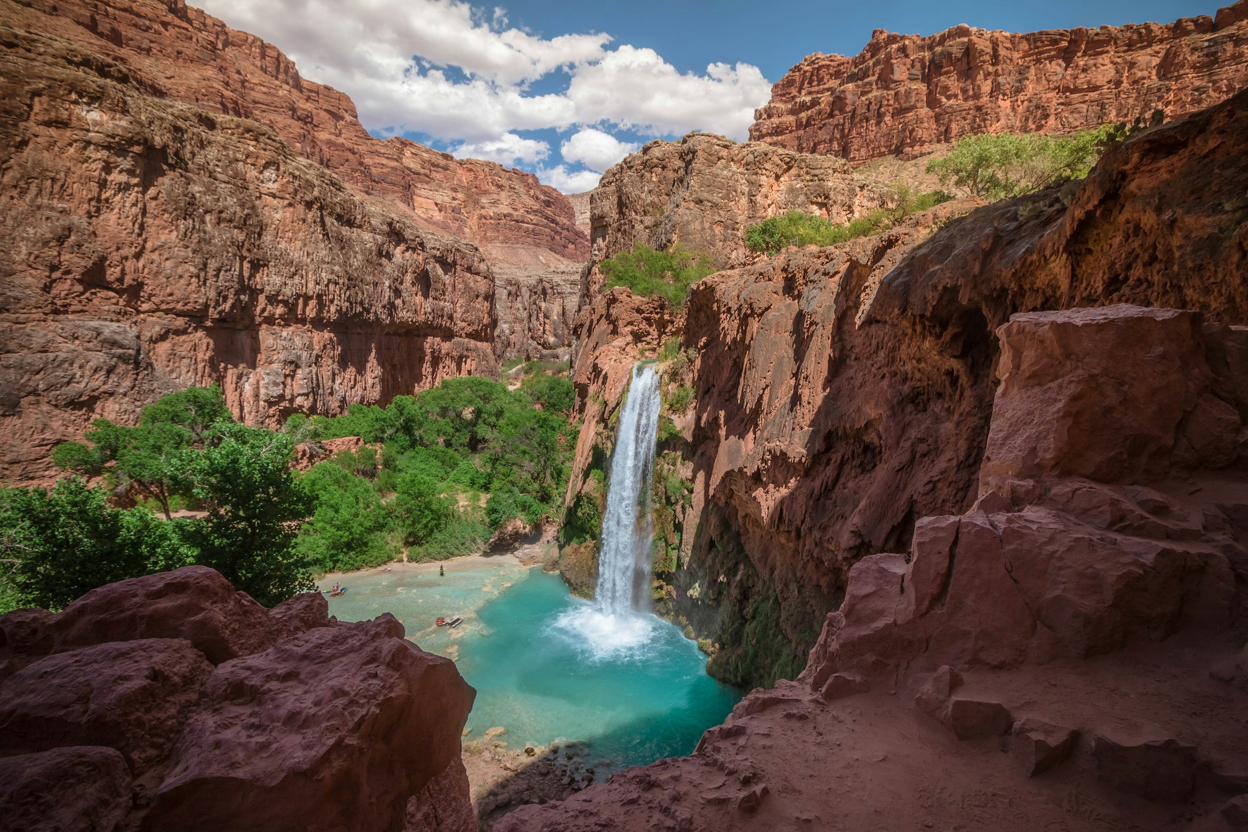 Havasu Falls in the Grand Canyon Arizona HD Wallpaper
