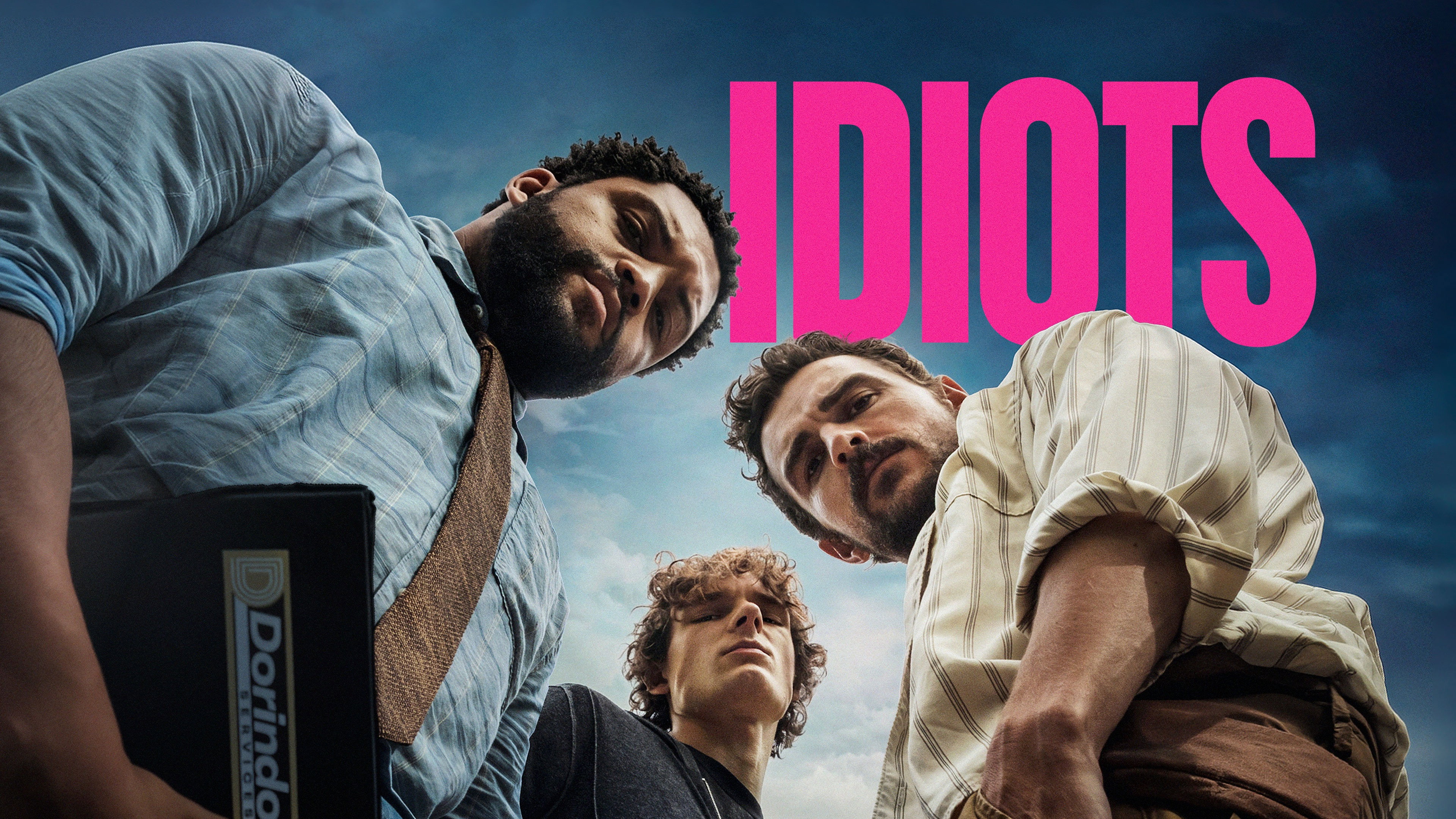 Three men looking down in Idiots movie poster HD Wallpaper
