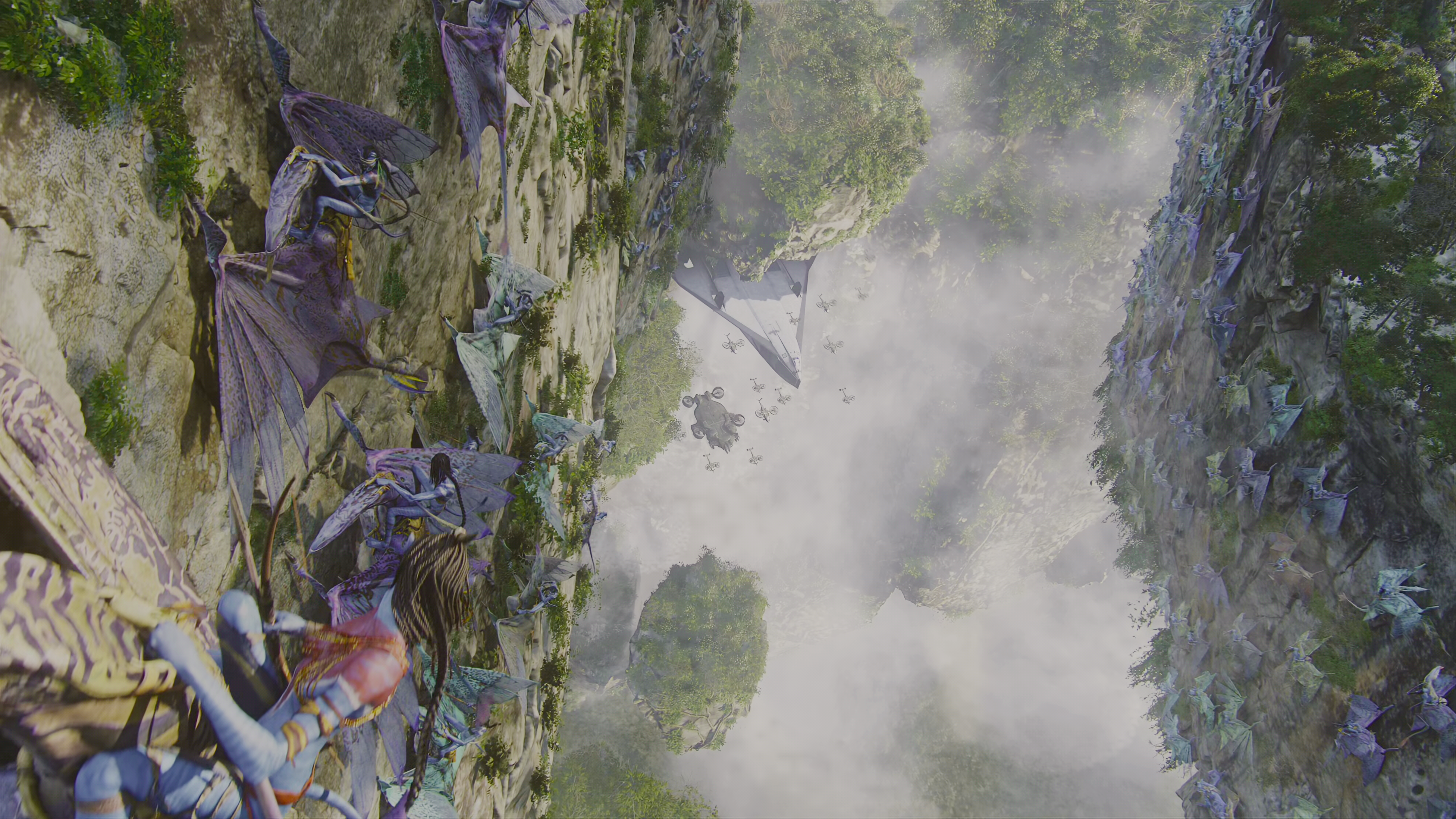 Neytiri and Na'vi Warriors Preparing Ambush in Avatar HD Wallpaper