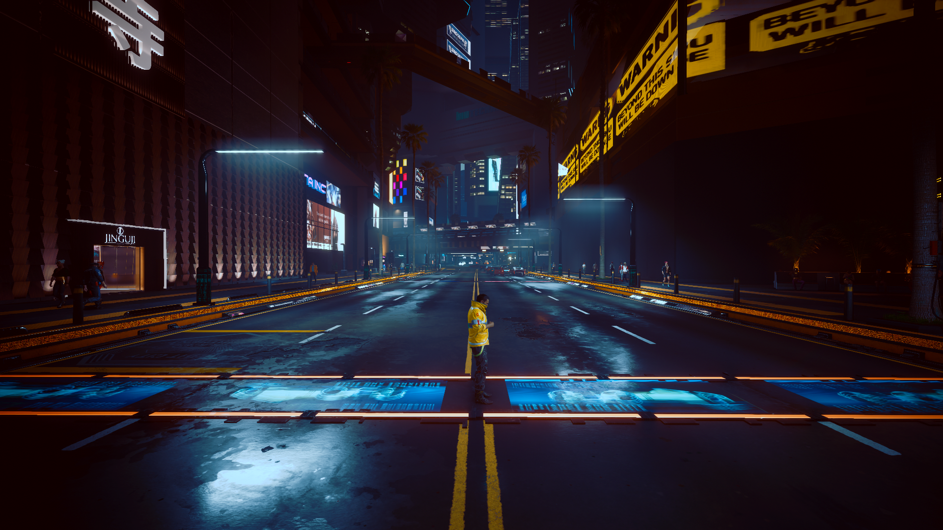 David Martinez Jacket in Cyberpunk 2077 Night City HD Wallpaper