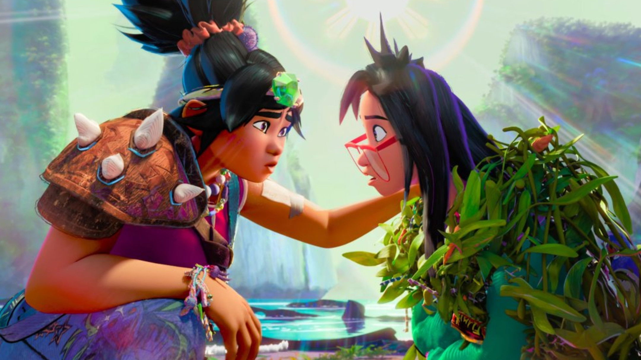 Animated characters in Forgotten Island HD Wallpaper