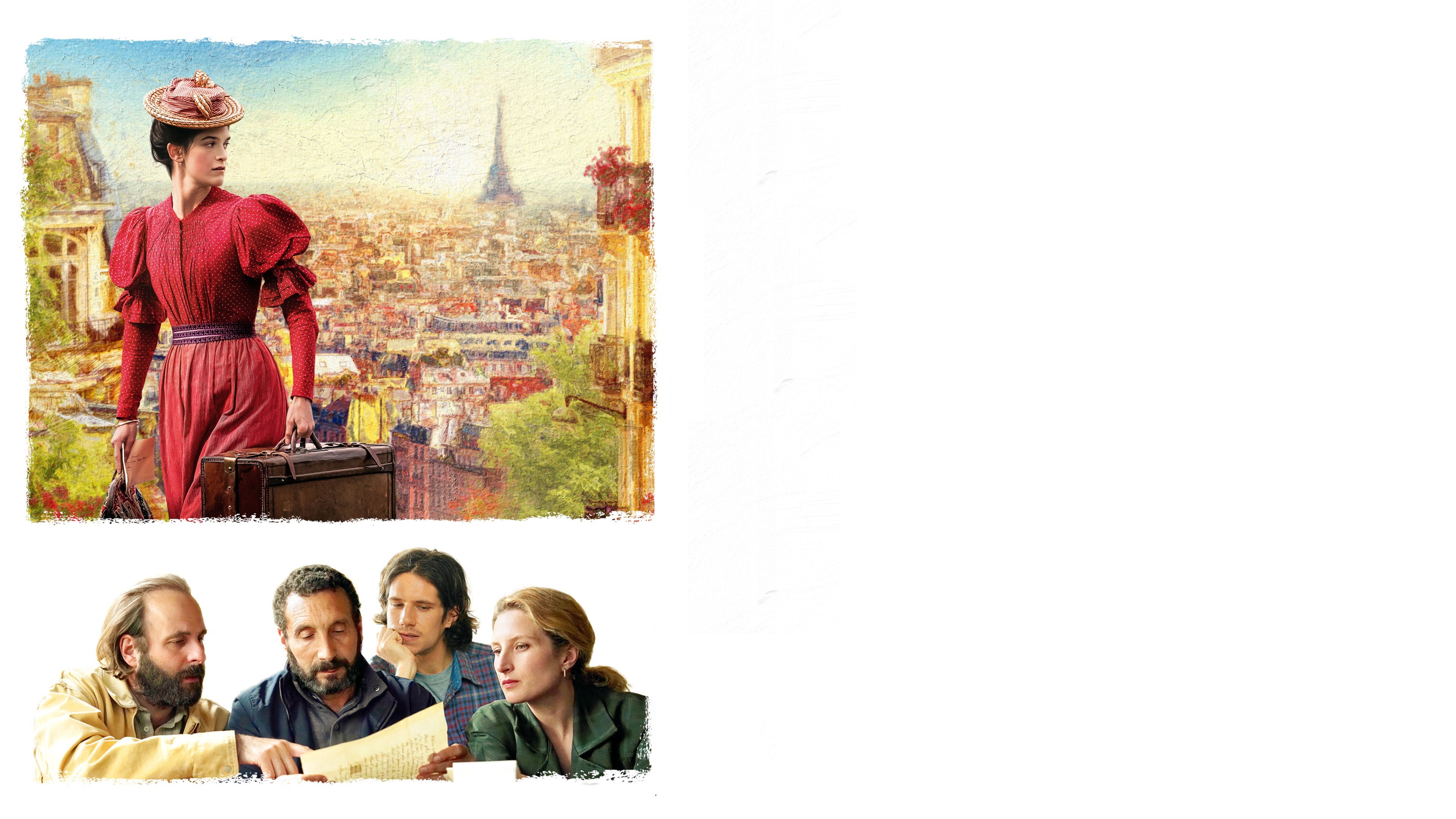 Colours of Time movie poster with Paris cityscape HD Wallpaper
