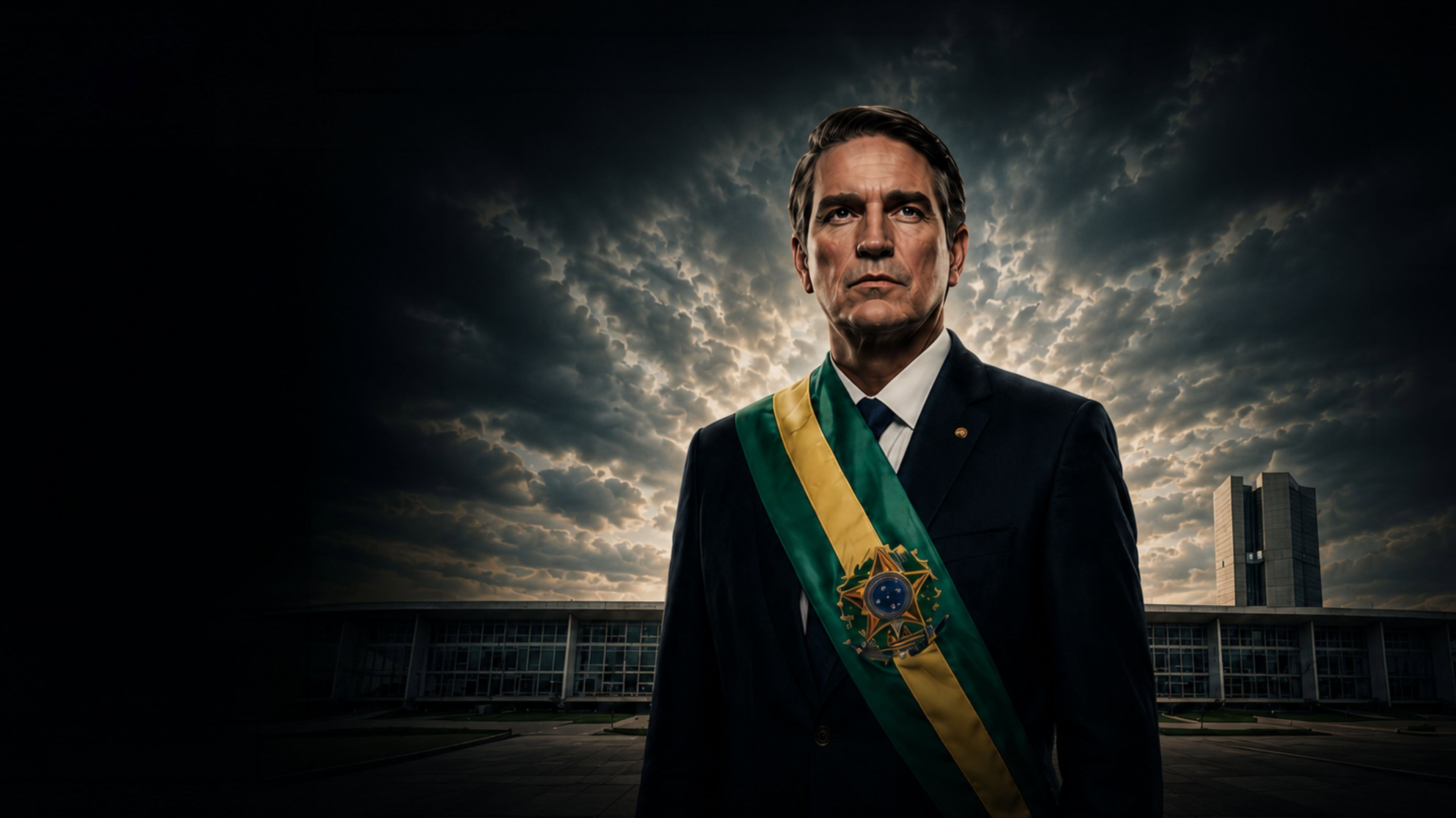 Man in Brazilian Presidential Sash in Dark Horse HD Wallpaper