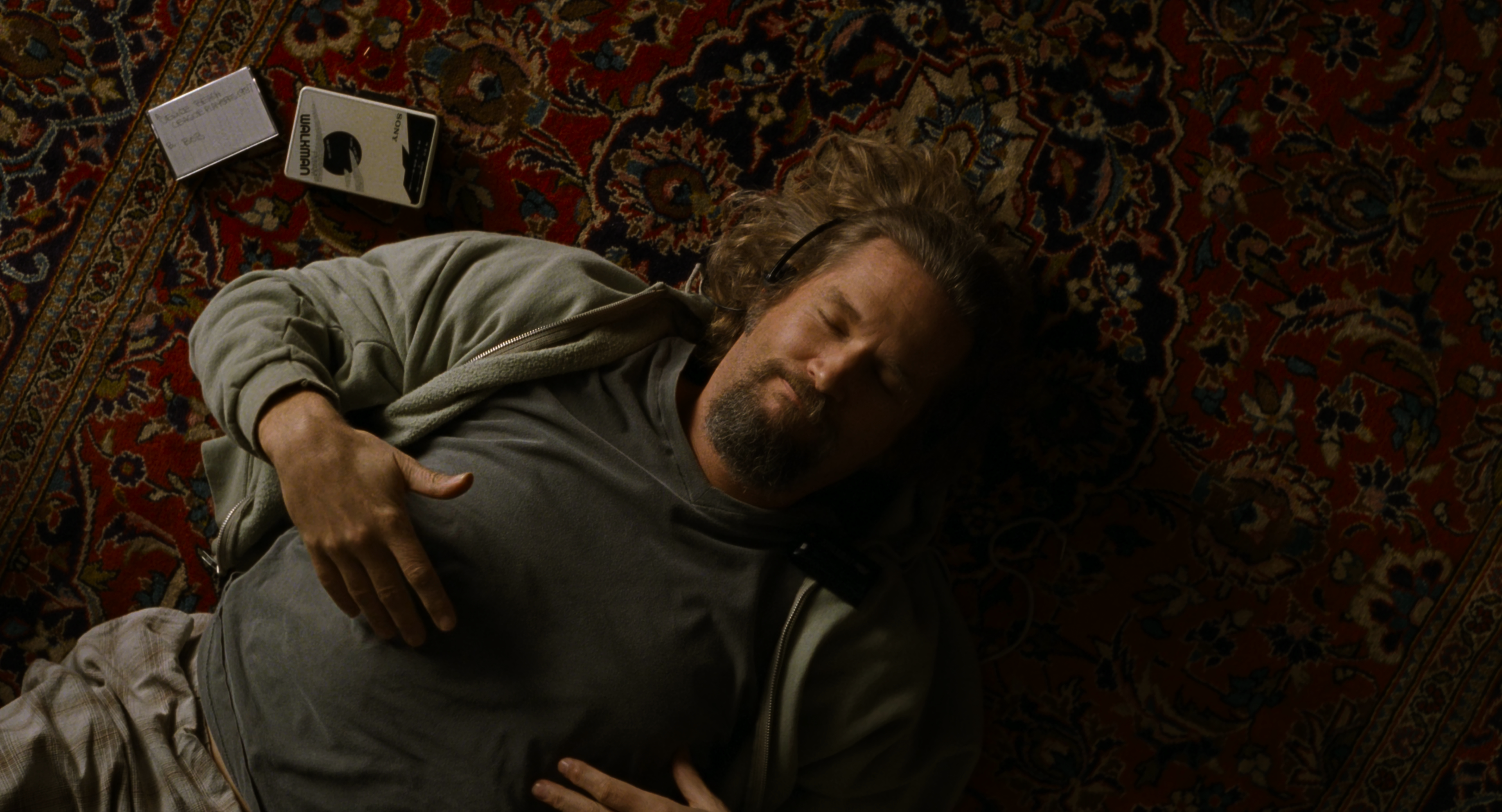 The Dude Lying on His Rug in The Big Lebowski HD Wallpaper