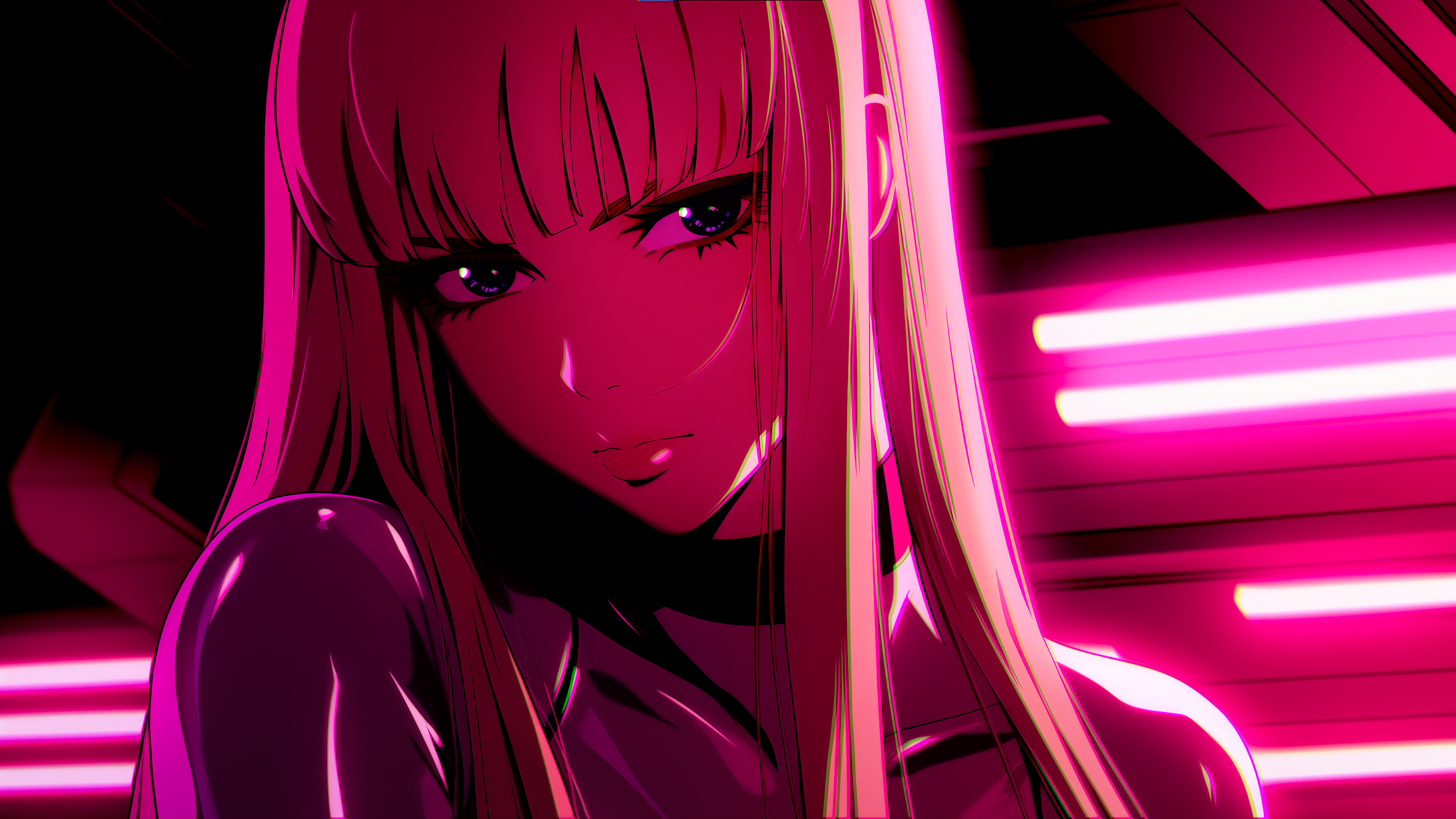 Anime style Joi from Blade Runner 2049 HD Wallpaper