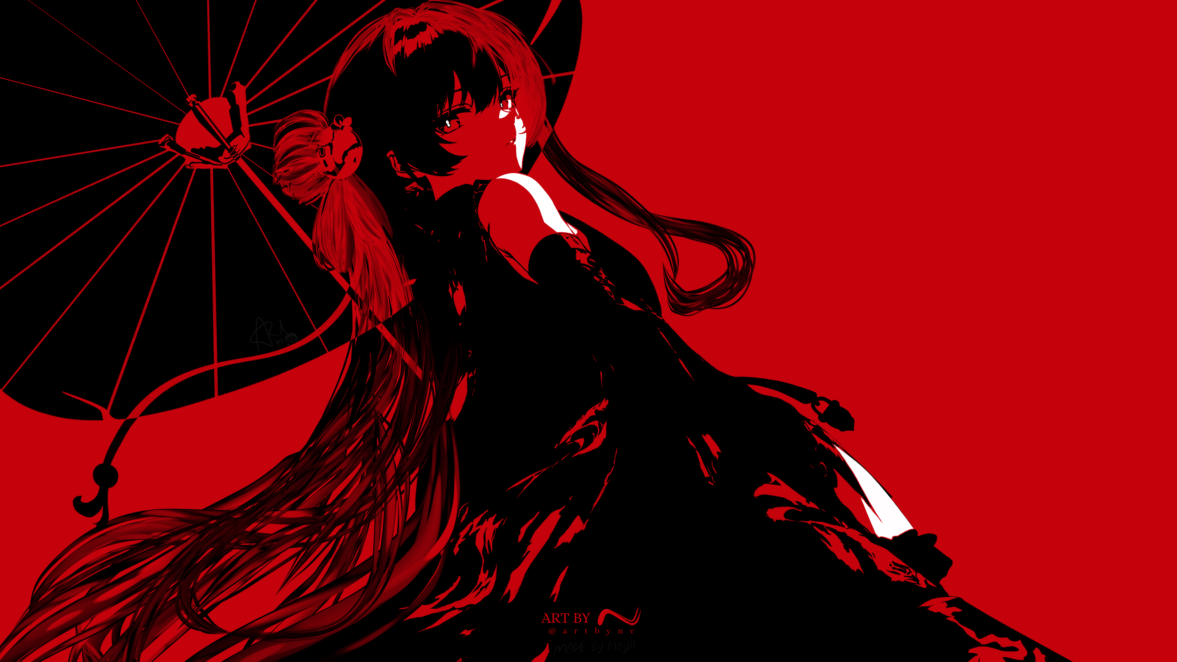 Sparkle from Honkai Star Rail with Parasol HD Wallpaper