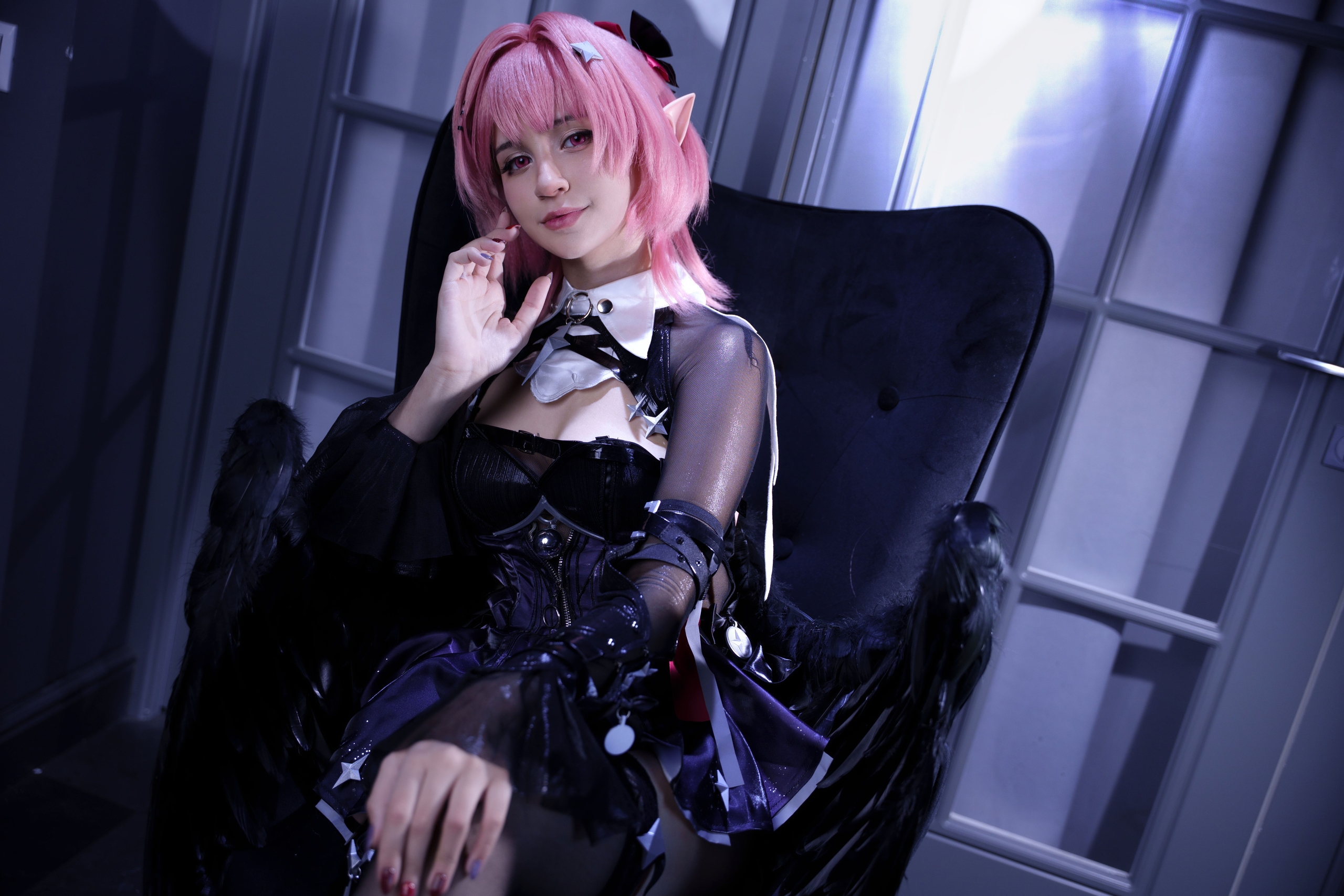 Elysia Cosplay from Honkai Impact 3rd HD Wallpaper