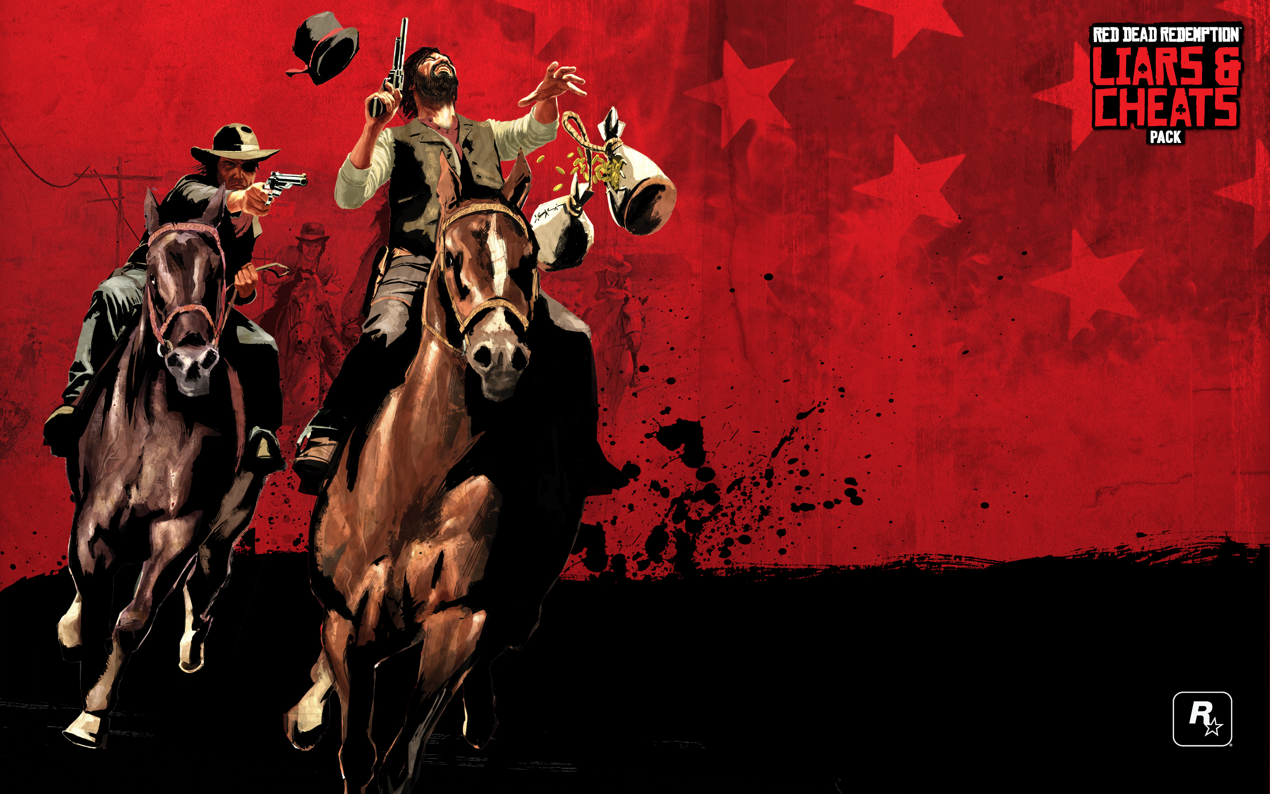 Red Dead Redemption Liars & Cheats Pack art HD Wallpaper