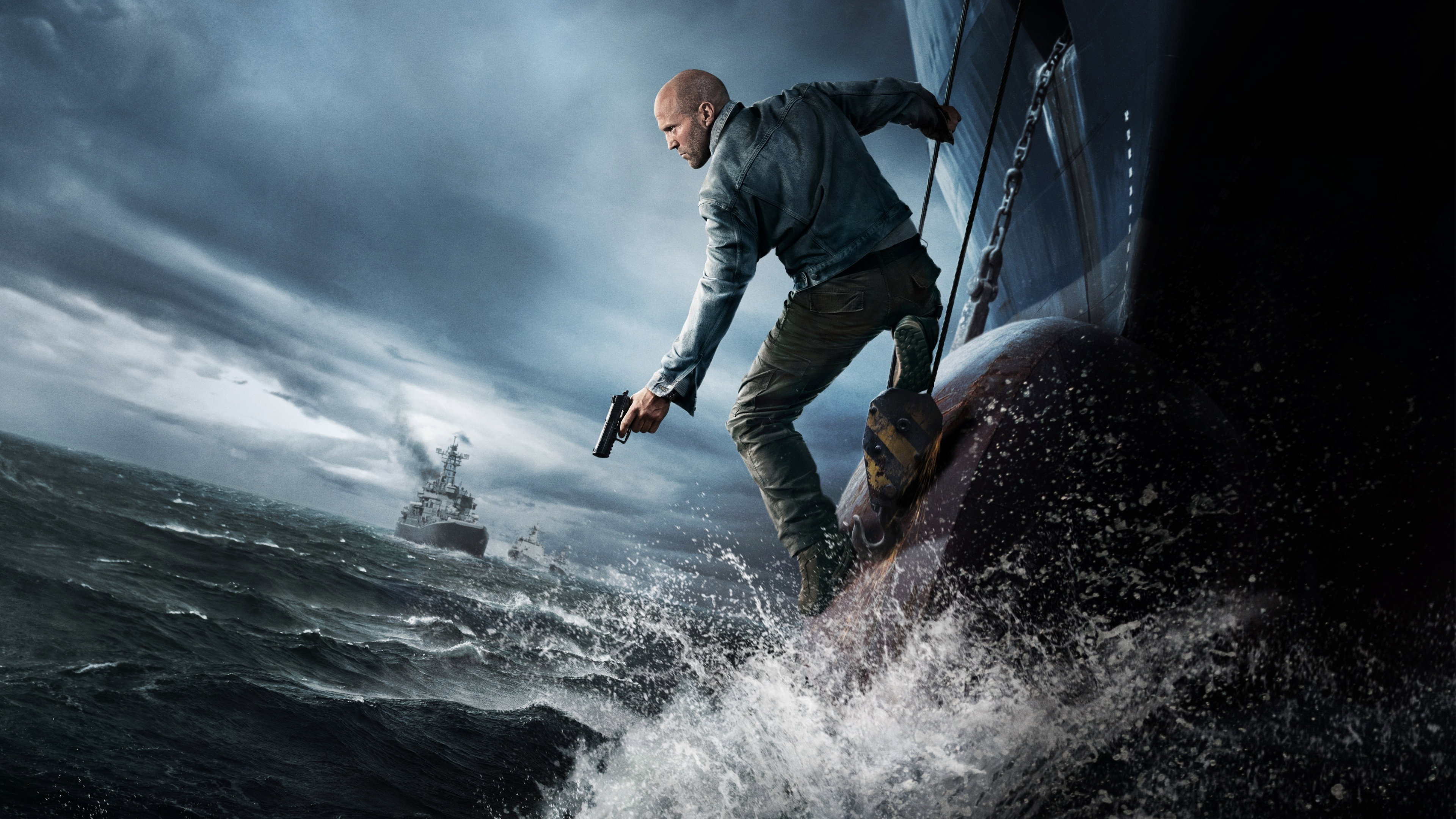 Jason Statham in Mutiny movie poster HD Wallpaper