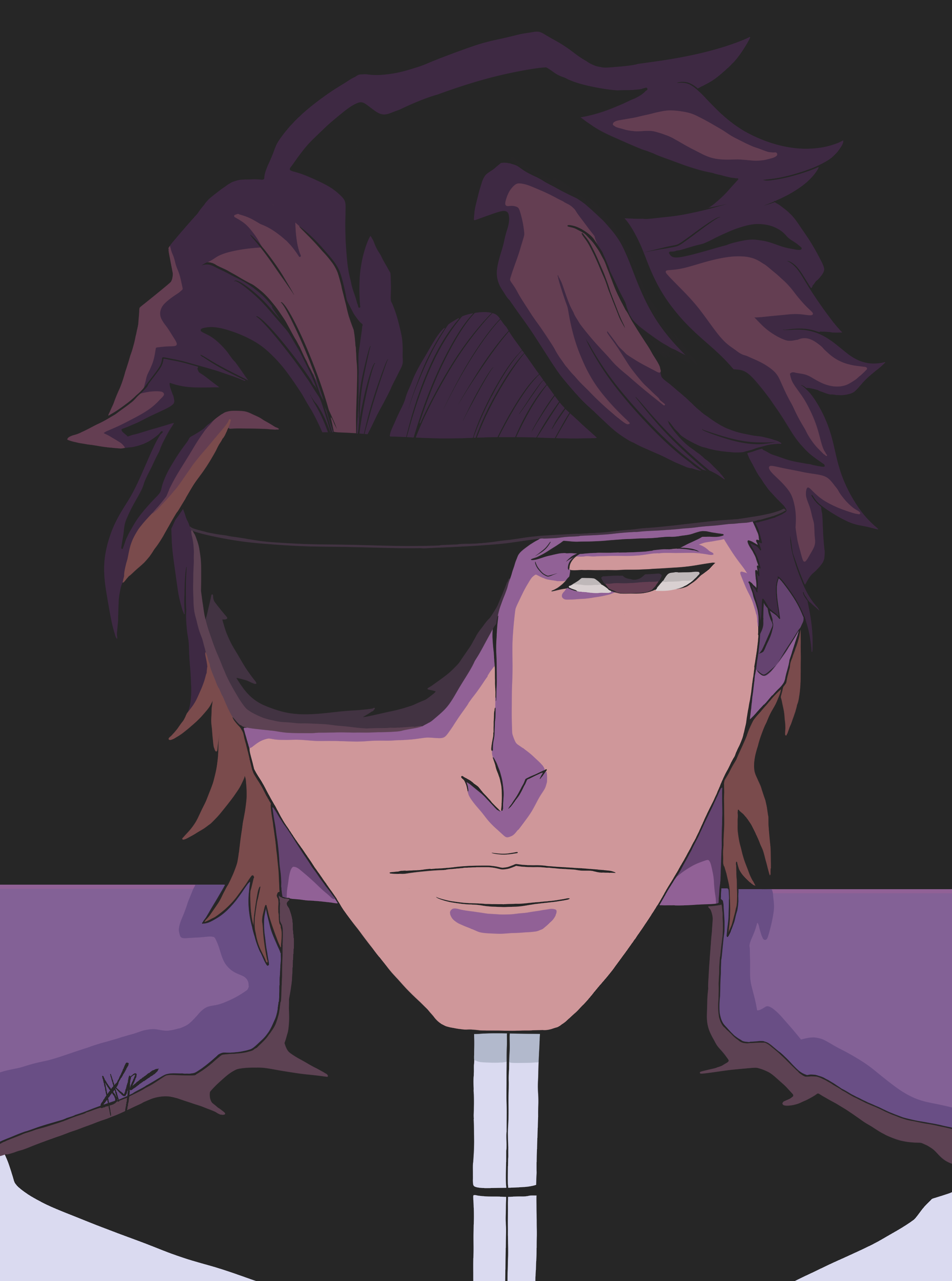 Sosuke Aizen from Bleach with eye patch HD Wallpaper