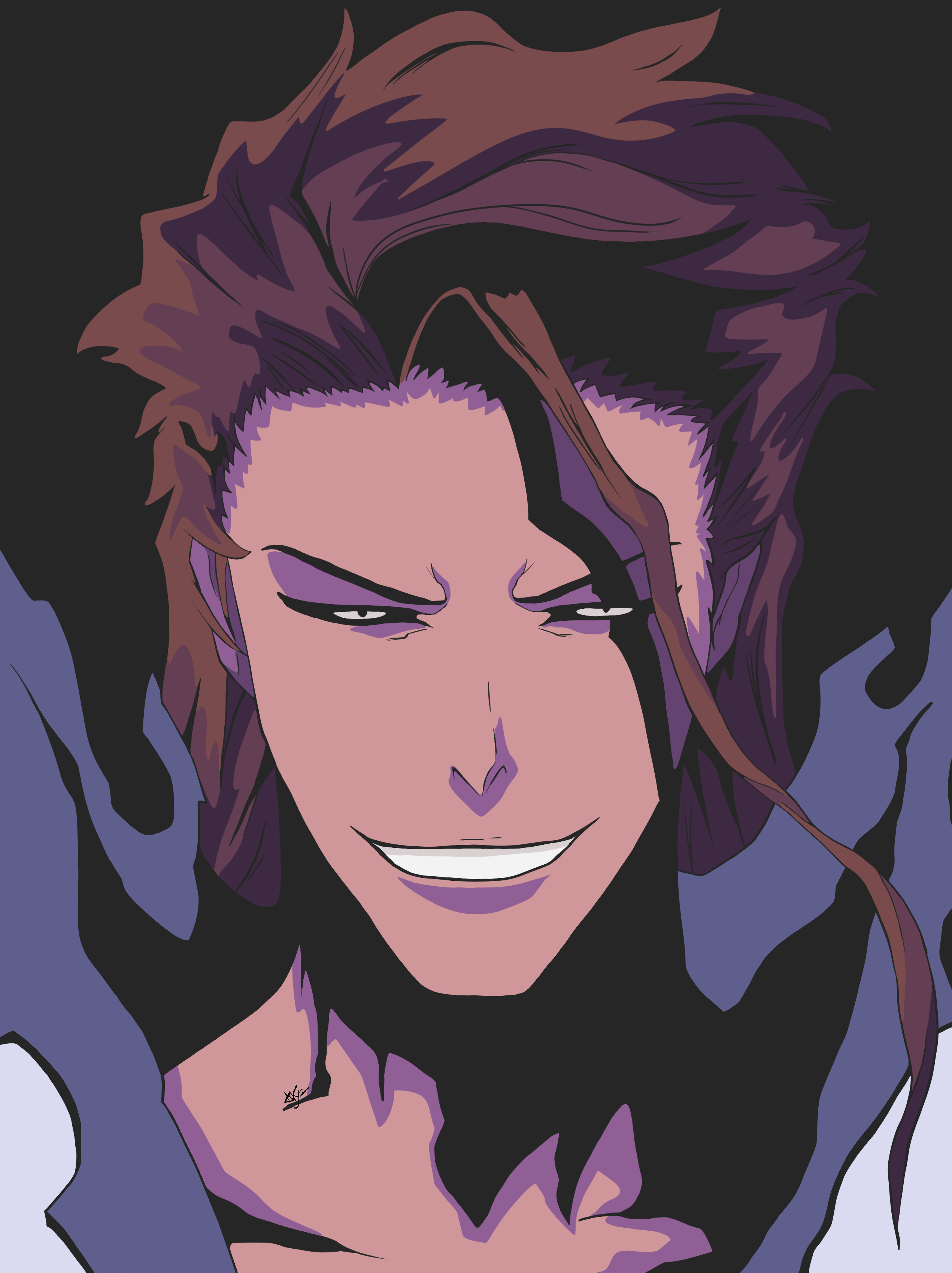 Sosuke Aizen from Bleach, anime art HD Wallpaper