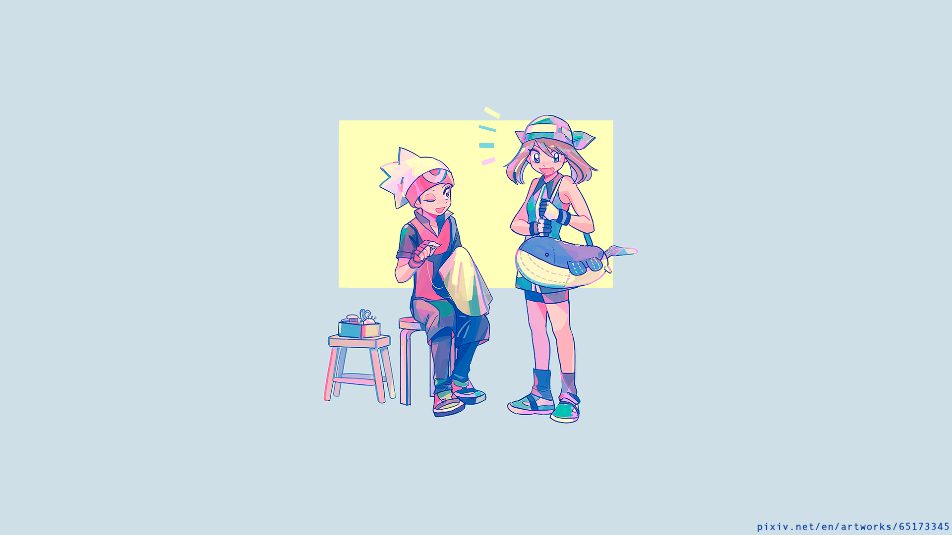Brendan and May from Pokemon HD Wallpaper