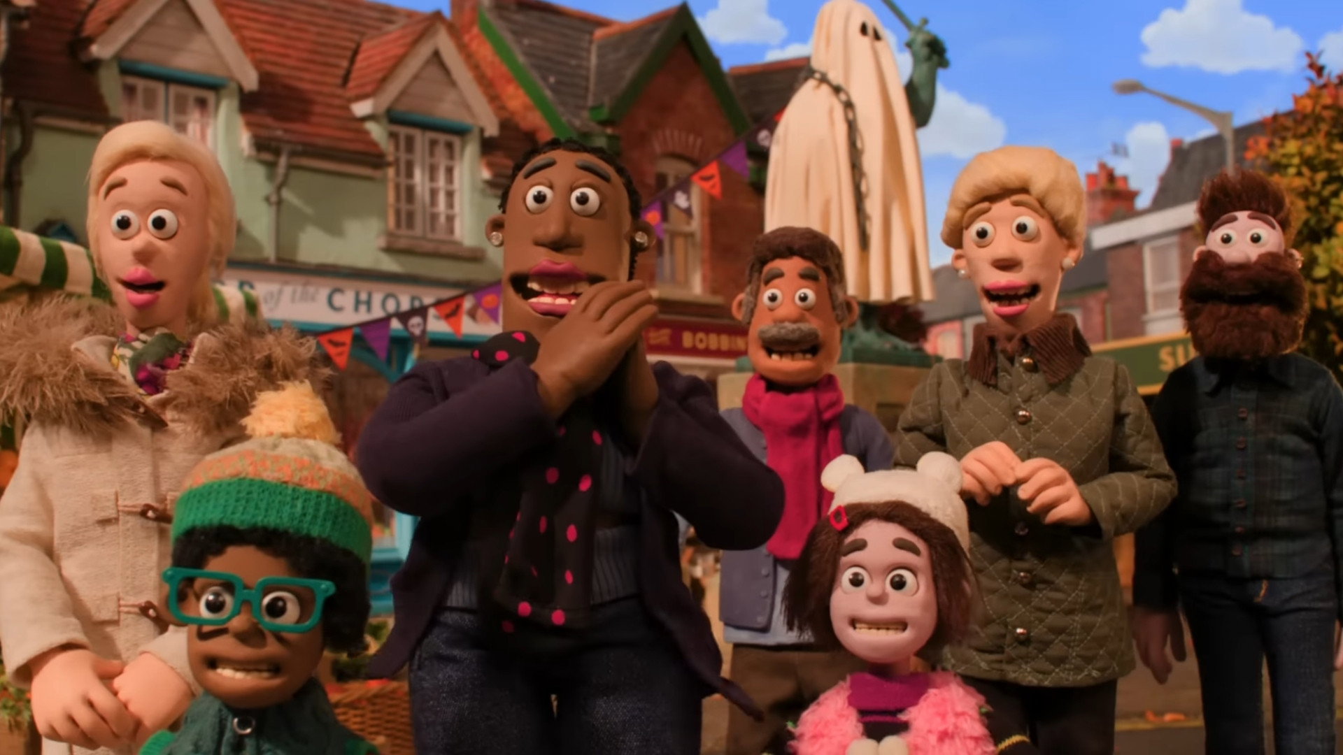 Shaun the Sheep: The Beast of Mossy Bottom characters HD Wallpaper