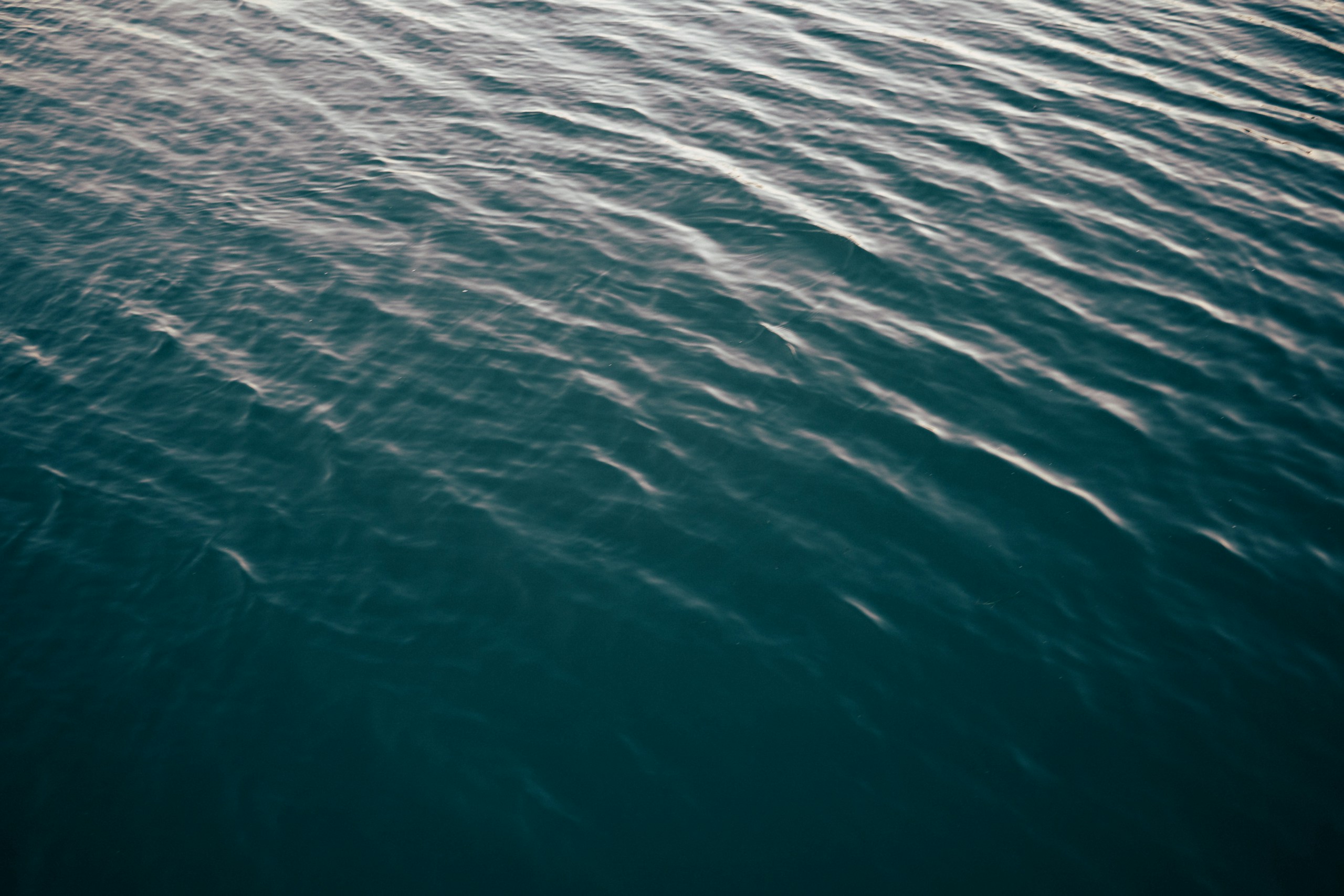 Rippling water surface with light reflections HD Wallpaper
