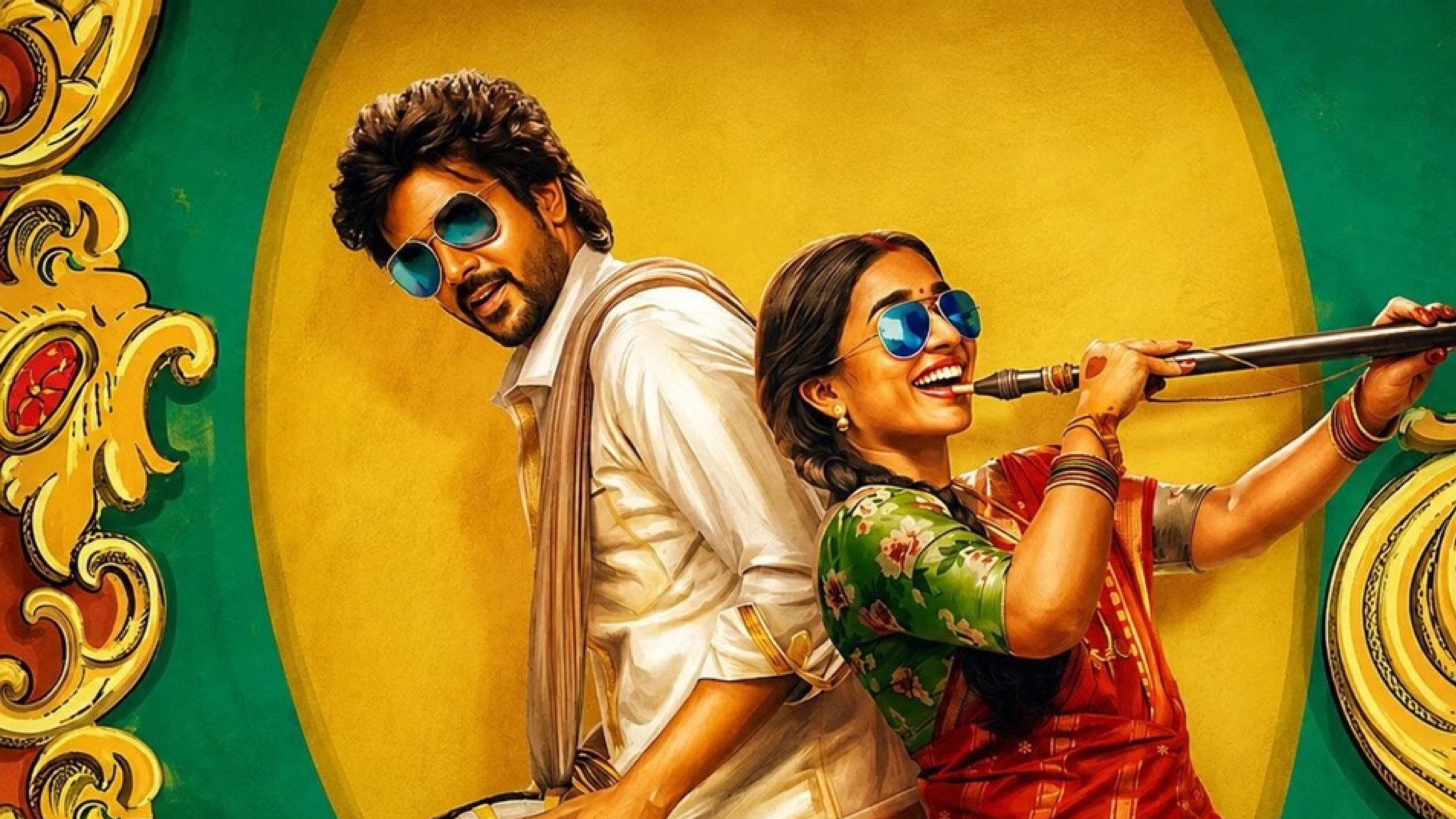Sivakarthikeyan and Priyanka Arul Mohan in Modha Rathri HD Wallpaper