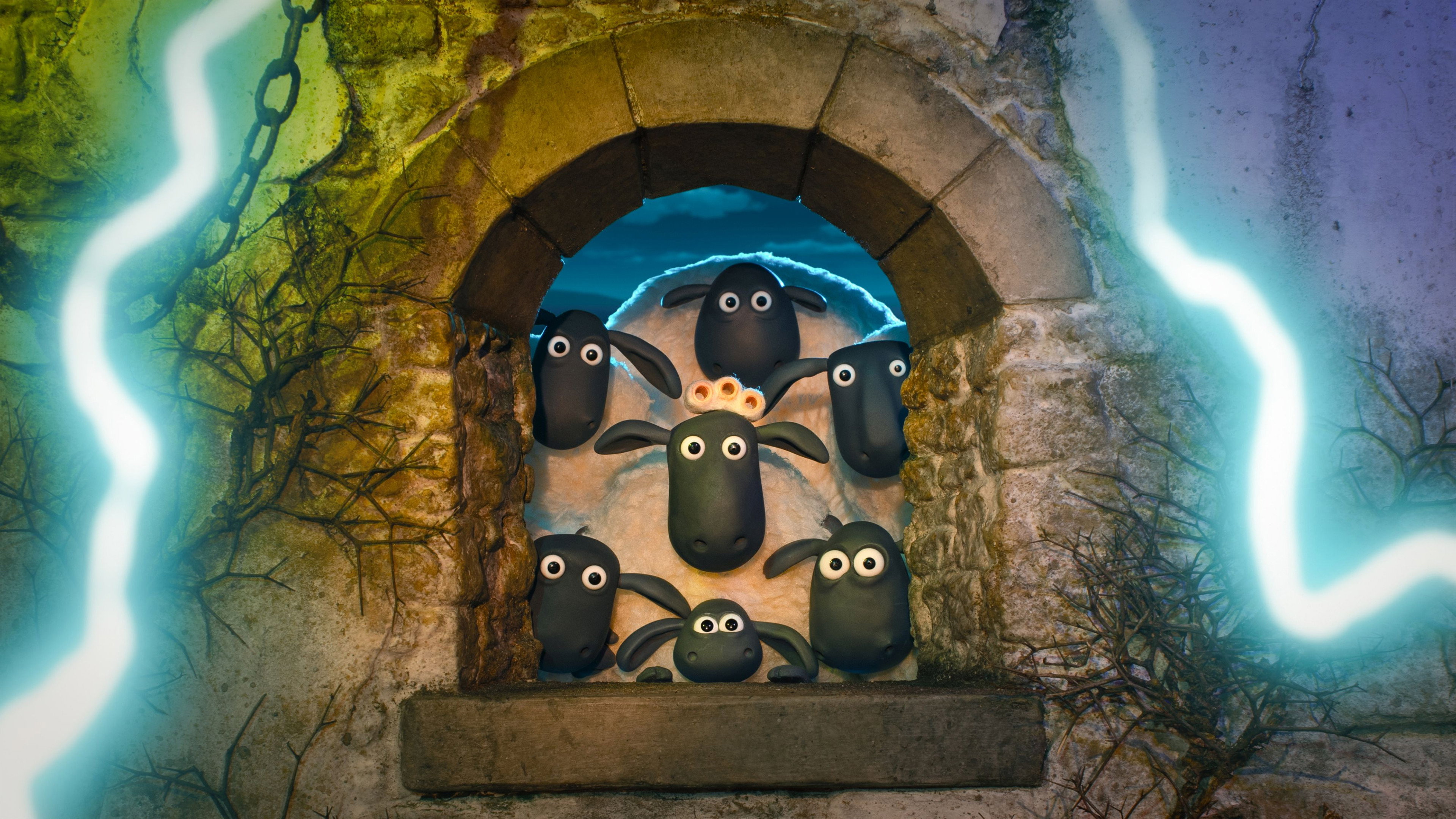 Shaun the Sheep: The Beast of Mossy Bottom movie poster HD Wallpaper